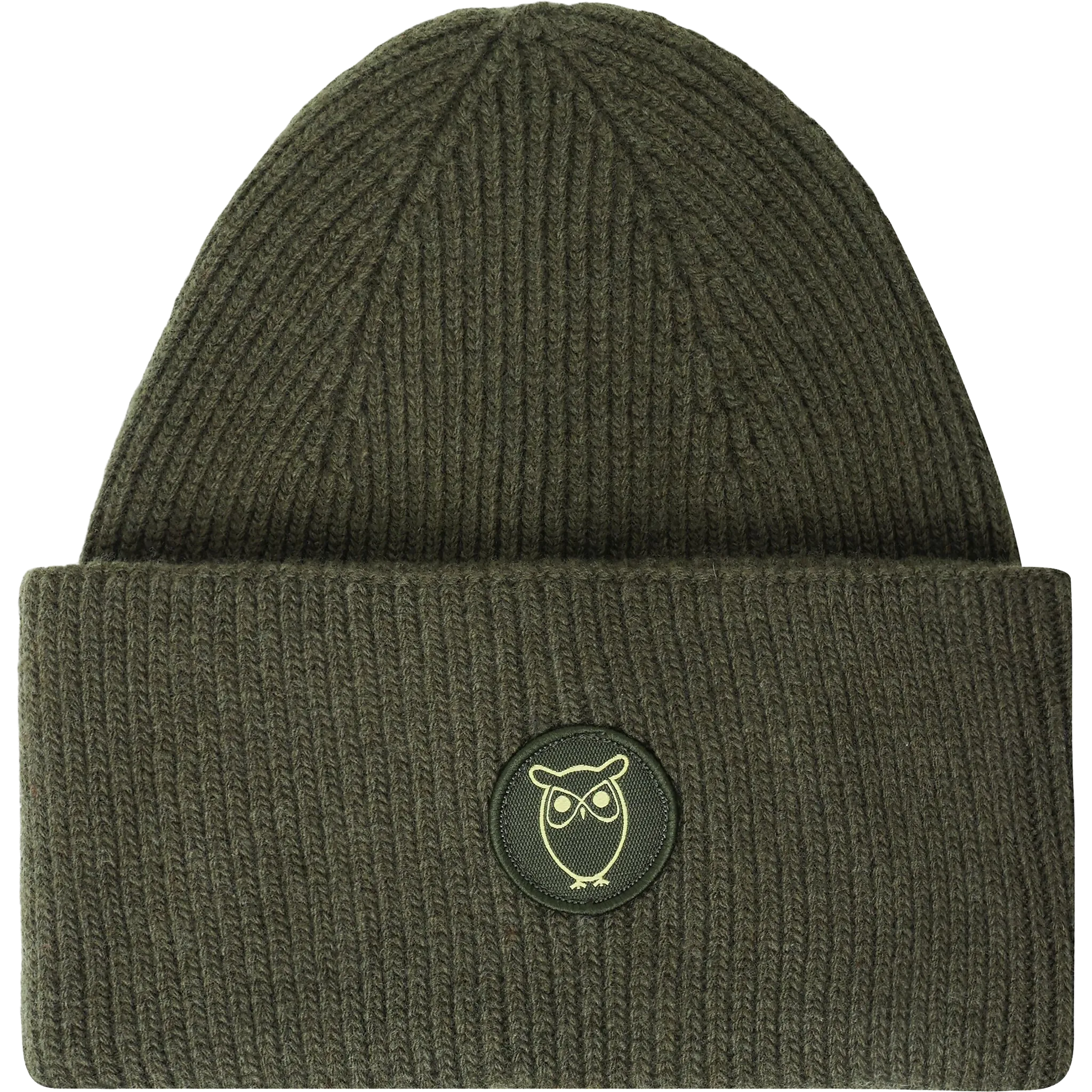 Wool Badge Beanie Women