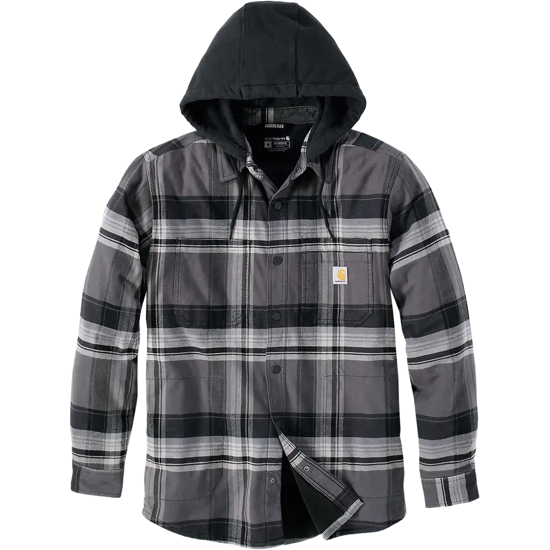 Flannel Sherpa-Lined Shirt Jacket Men