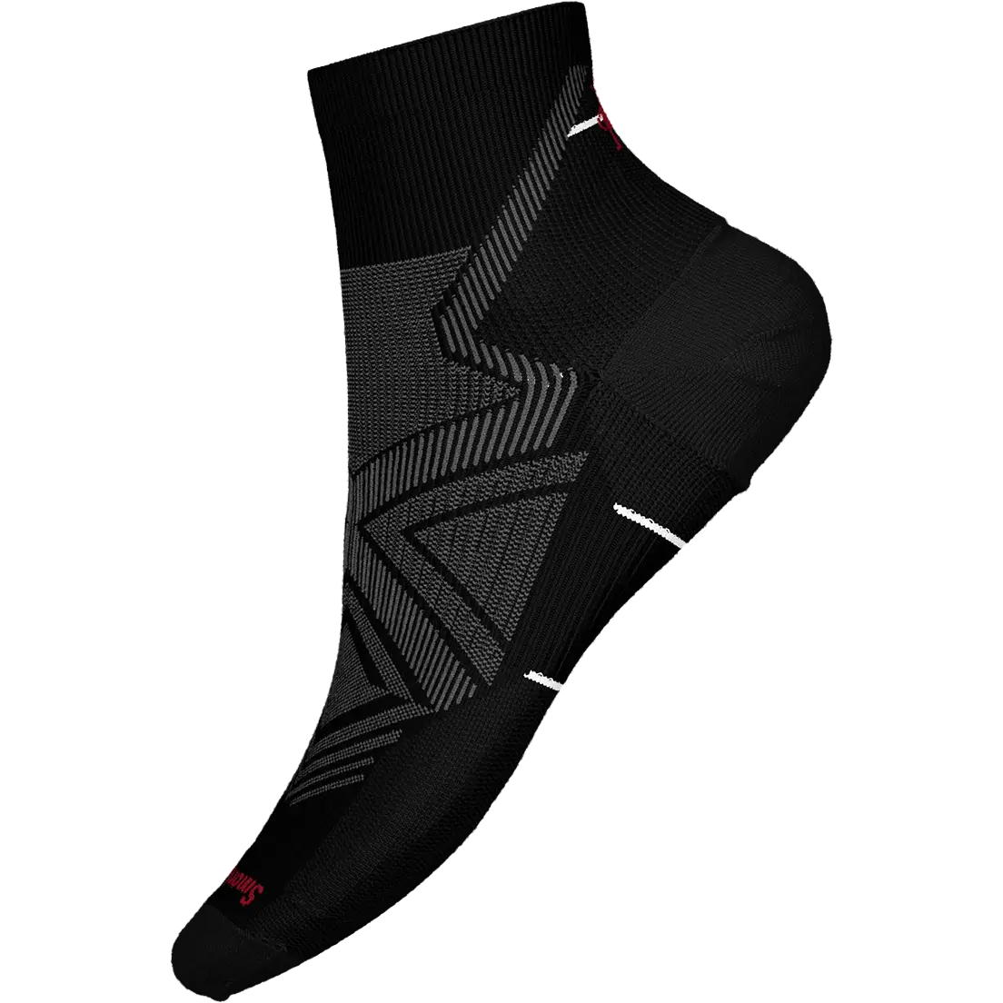 Smartwool Run Zero Cushion Ankle uldsokker - Black - L