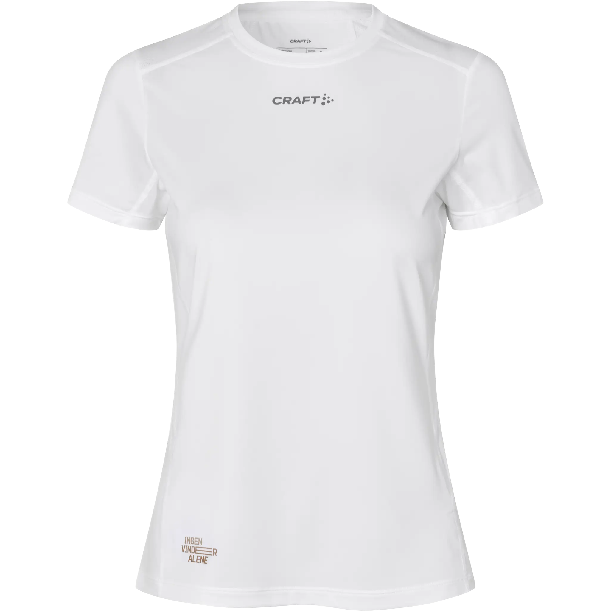 Craft Adv Essence SS Tee 2 Women - White - L - Løbe t-shirt