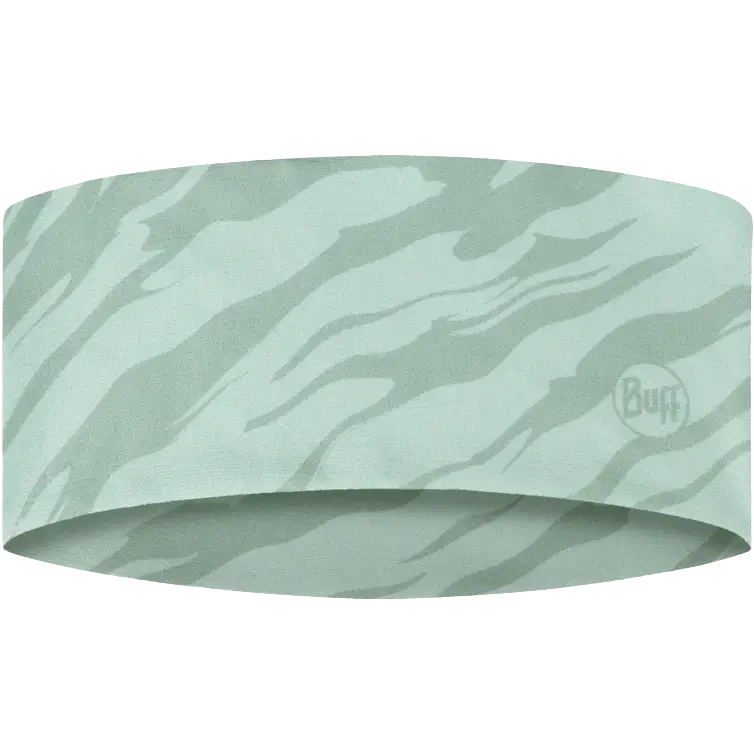 Buff CoolNet UV Wide Headband - Aces Seagrove Green - One size - Pandebånd