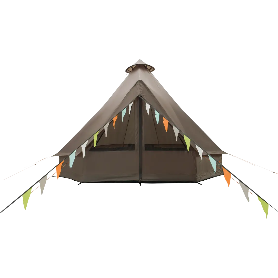 Easy Camp Vaulen Tipi telt 7 prs. - Dark Sand - One size - Familietelte