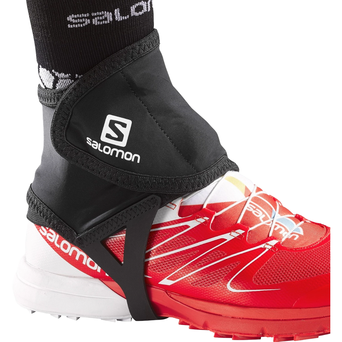 Salomon Trail Gaiters Low - Sort - Small (36-40) - Diverse løbeudstyr
