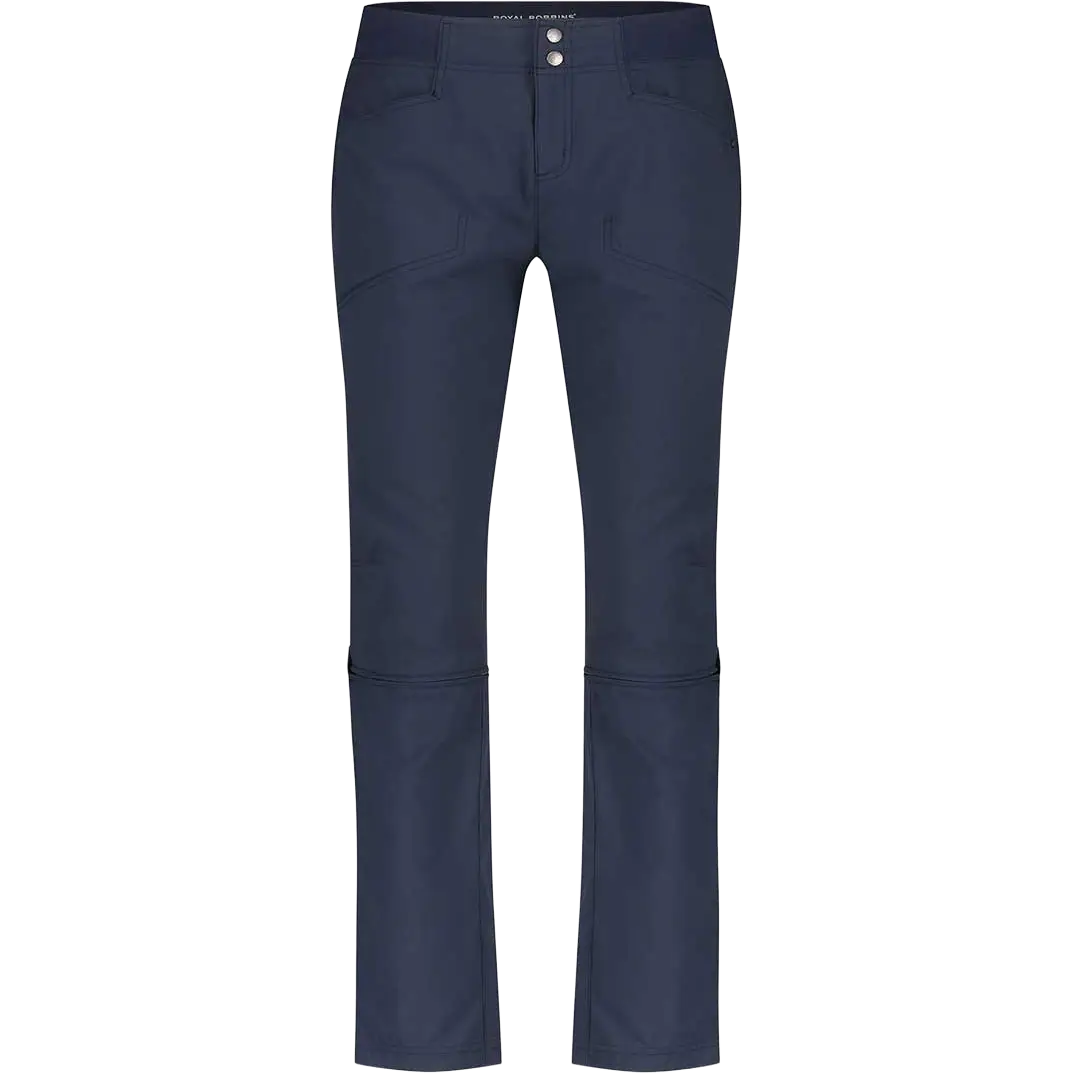 Royal Robbins Bug Barrier Jammer Zip n Go Pant Women damebukser - Navy - US 8/M - Vandrebukser
