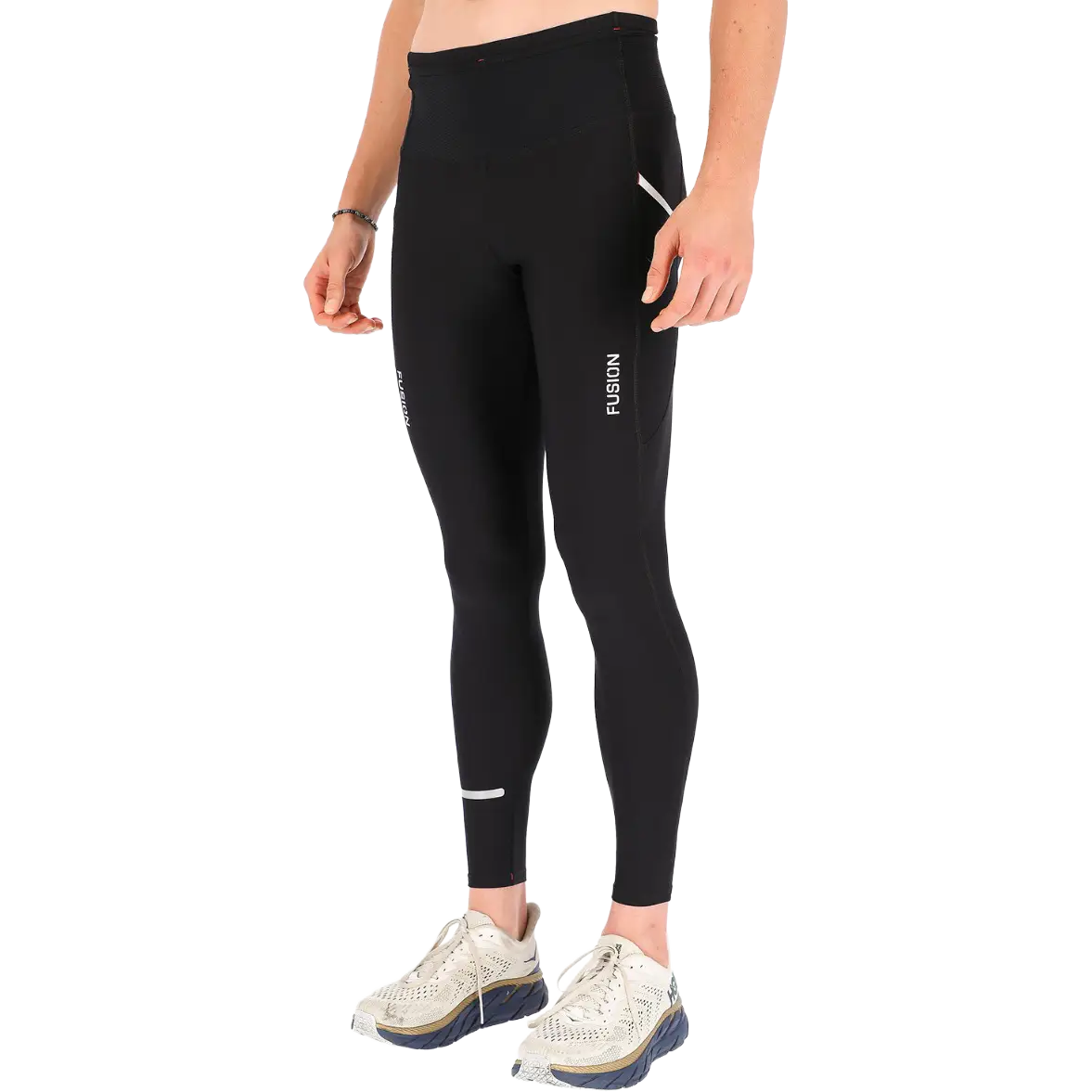 Fusion Mens Cargo Long Tights - Black - XS - Løbetights og bukser