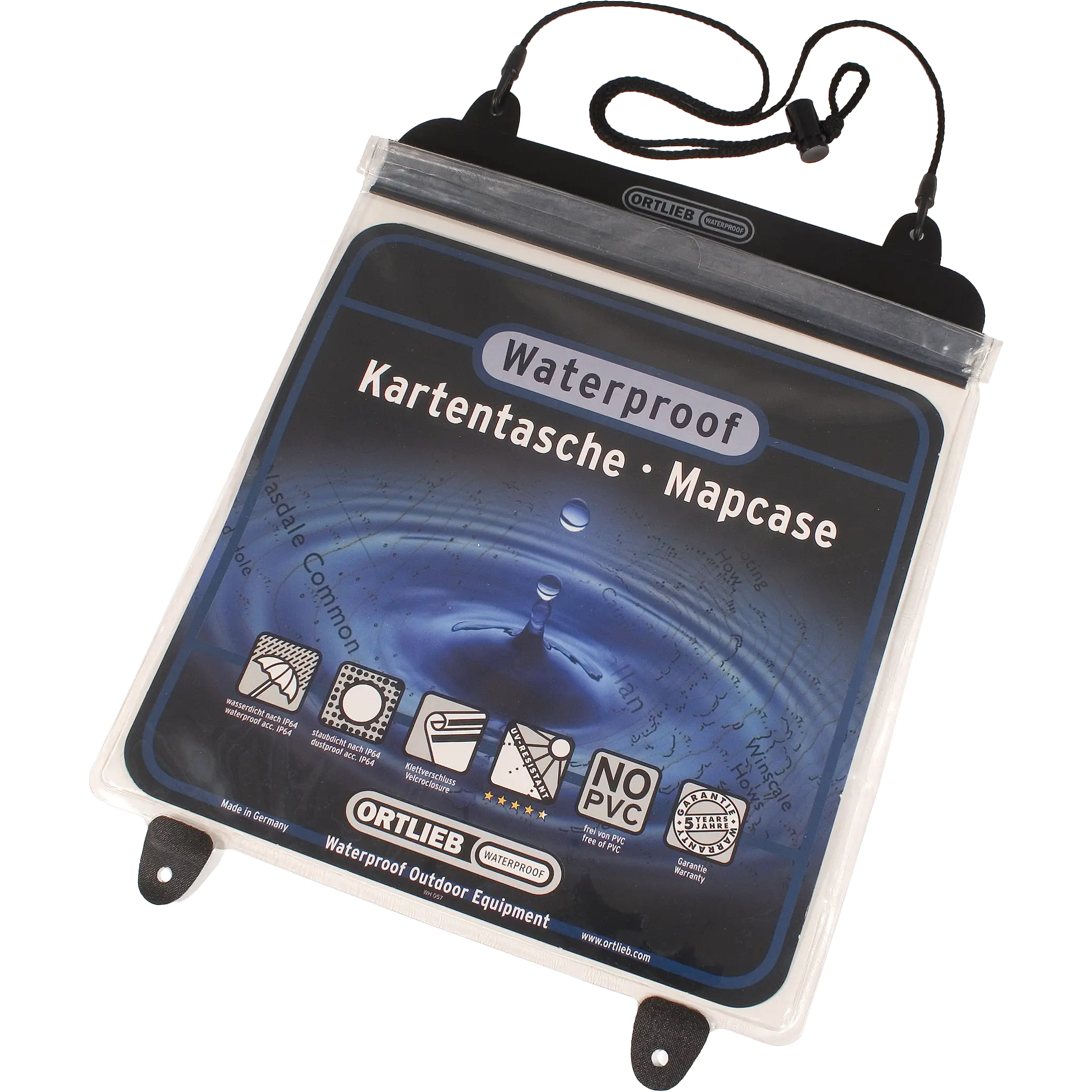 Ortlieb Map-Case kortlomme - Transparent - One size