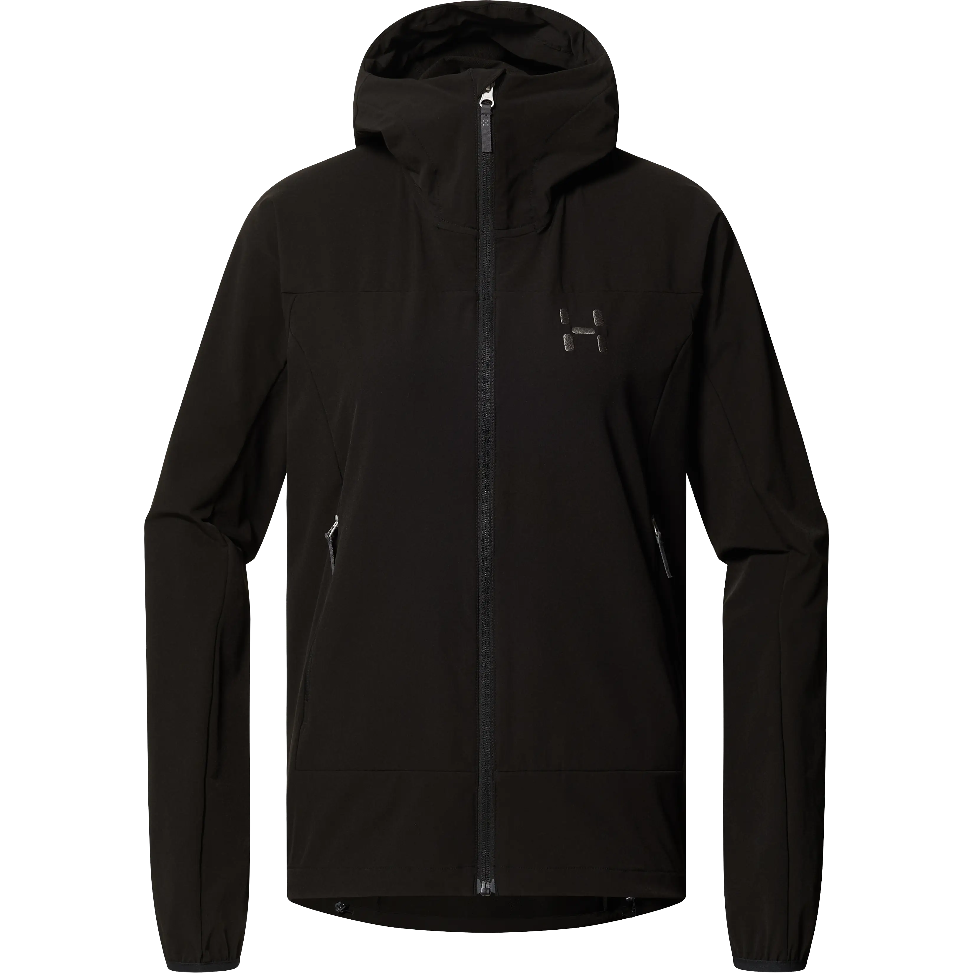 Haglöfs Rosson Softshell Hood Women - True Black - L - Jakker