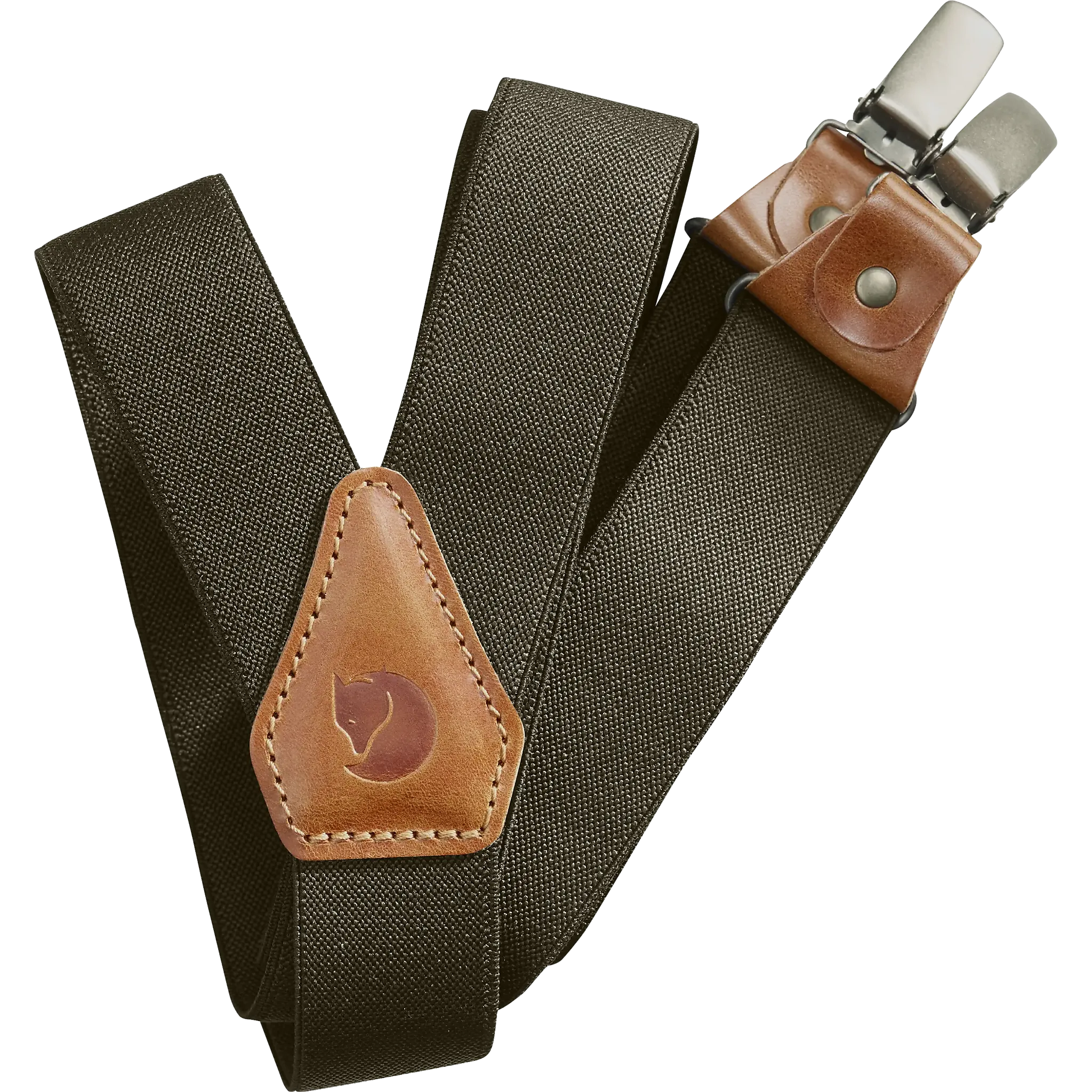 Leather Clip Suspenders hängslen