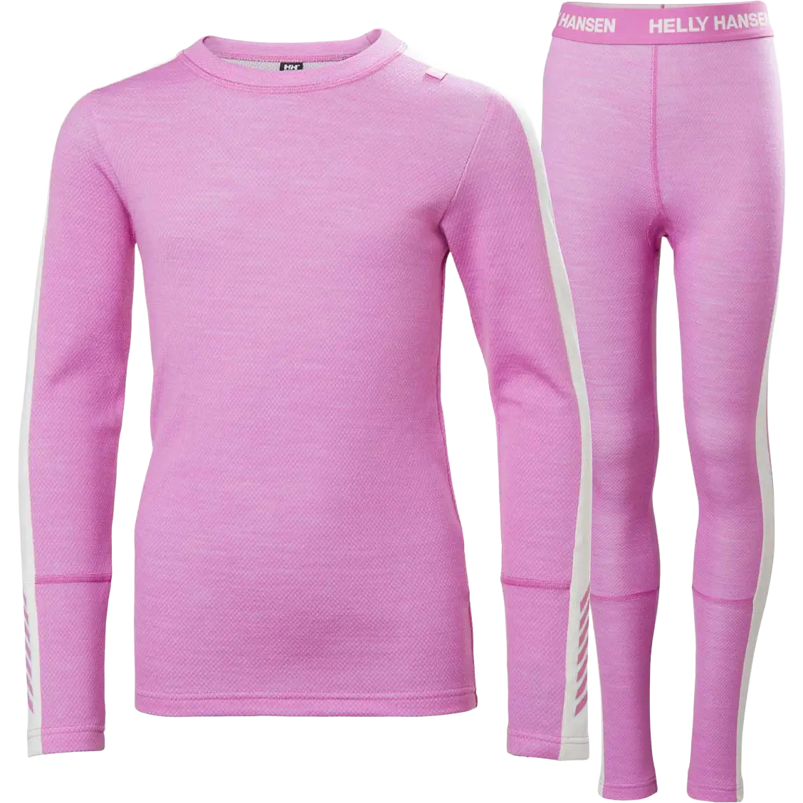 Helly Hansen Jr. Lifa Merino Midweight Set juniorundertøj - Meta Pink - 158 - Uldundertøj til børn