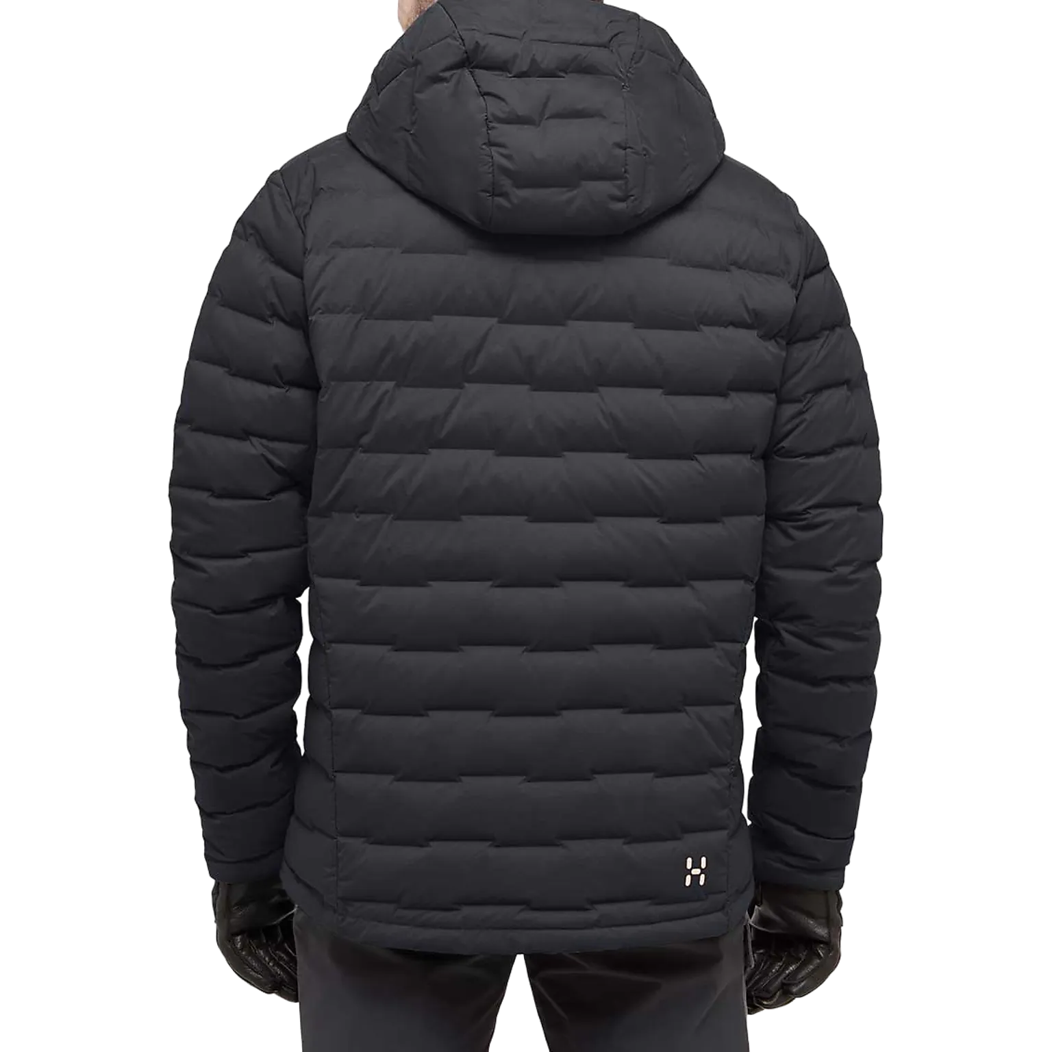 Spitz Down Hood Men dunjakke - True Black-2C5