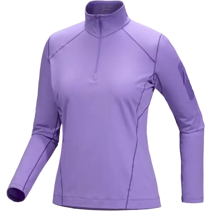 Arcteryx Rho Zip Neck Women - Aster / Lt Iola - XS - Undertrøjer