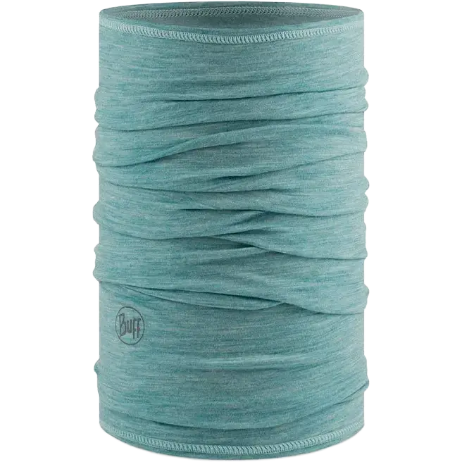 Lightweight Merino Wool Buff halsedisse - Solid Pool - One size - Halsedisser