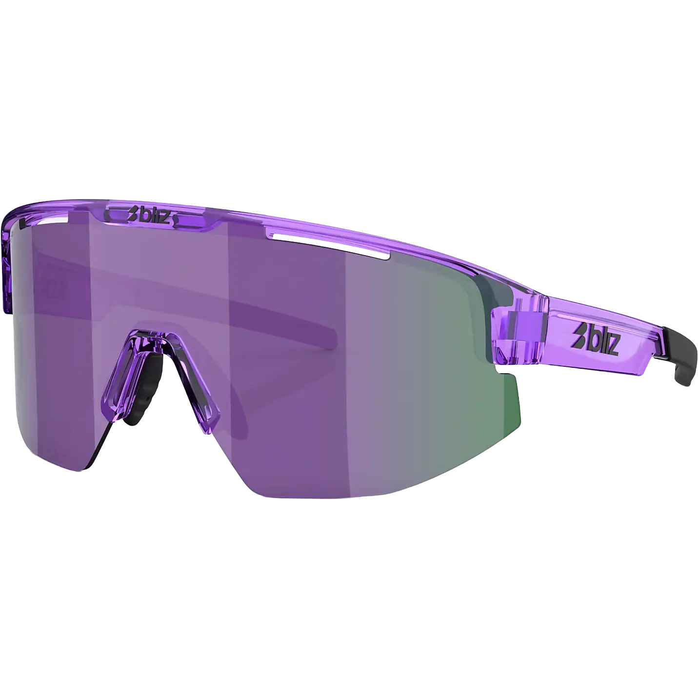 Bliz Matrix Unisex Sportsbriller - Transparant Purple - One size - Solbriller