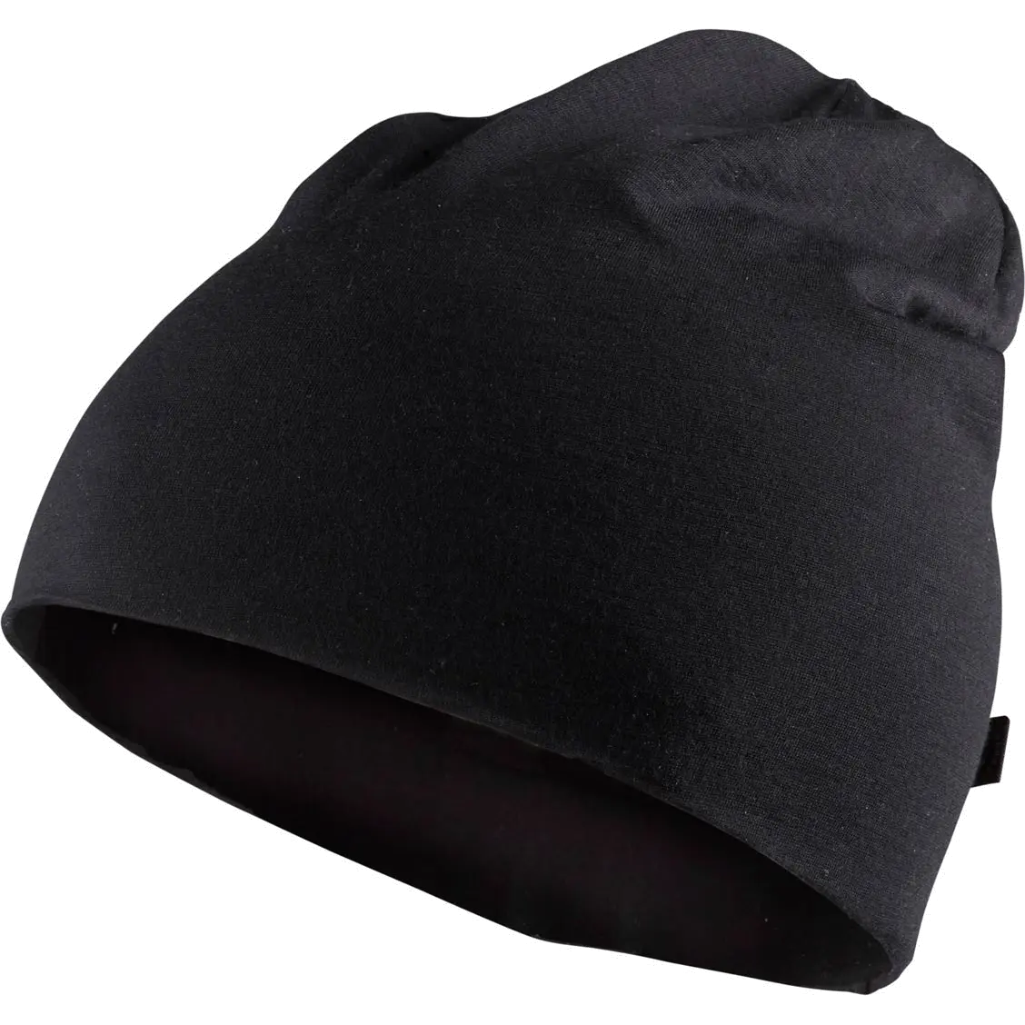 Lundhags Gimmer Merino Lt Beanie hue - Black - L/XL - Huer