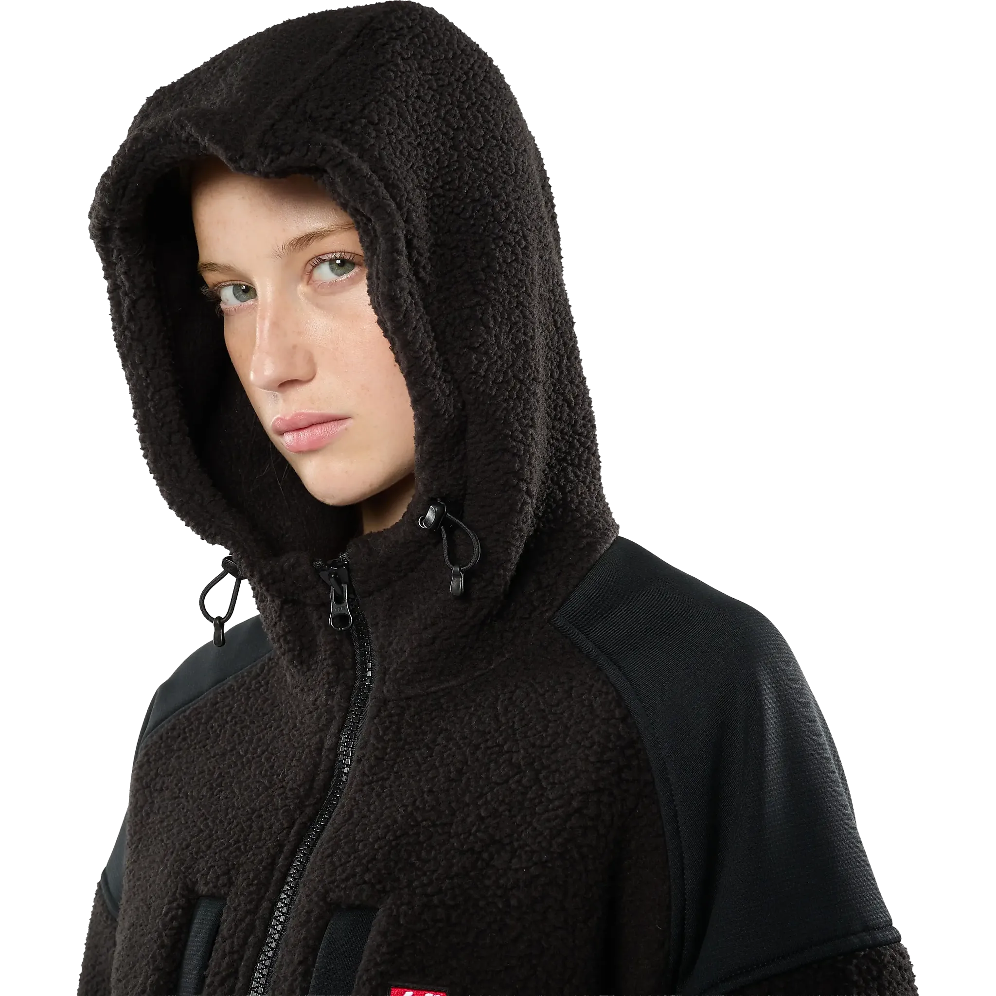Tindur Shearling Zipped Hoodie Men