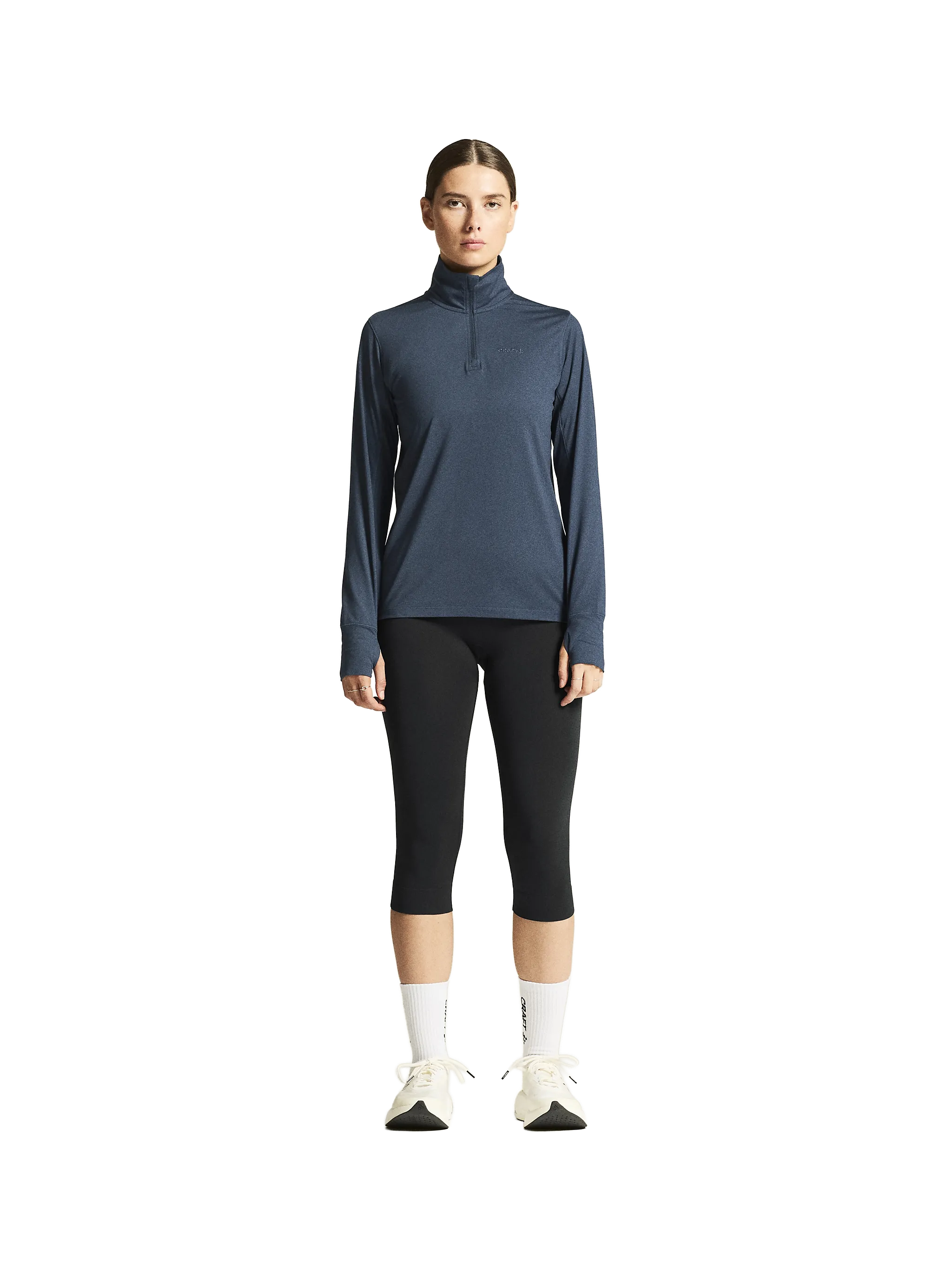 Flow Half Zip Long Sleeve Women