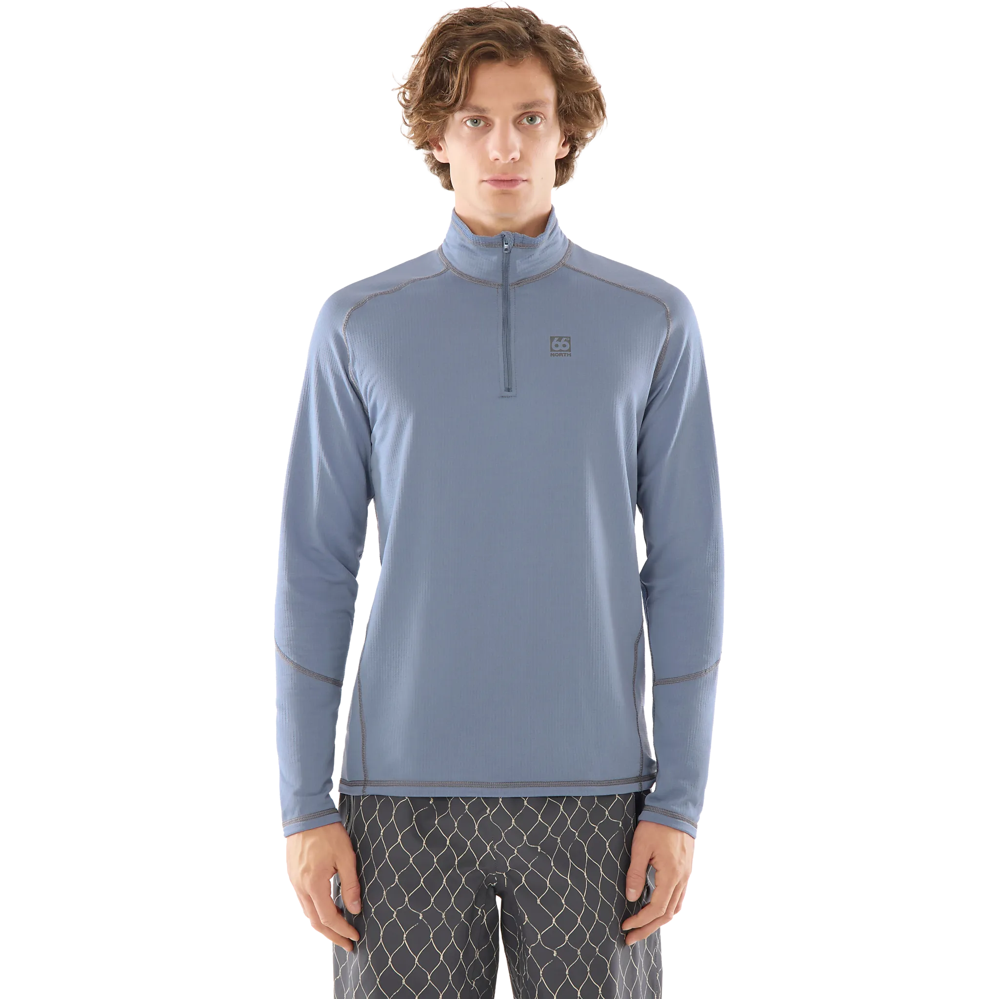 Grettir Zip Neck Men