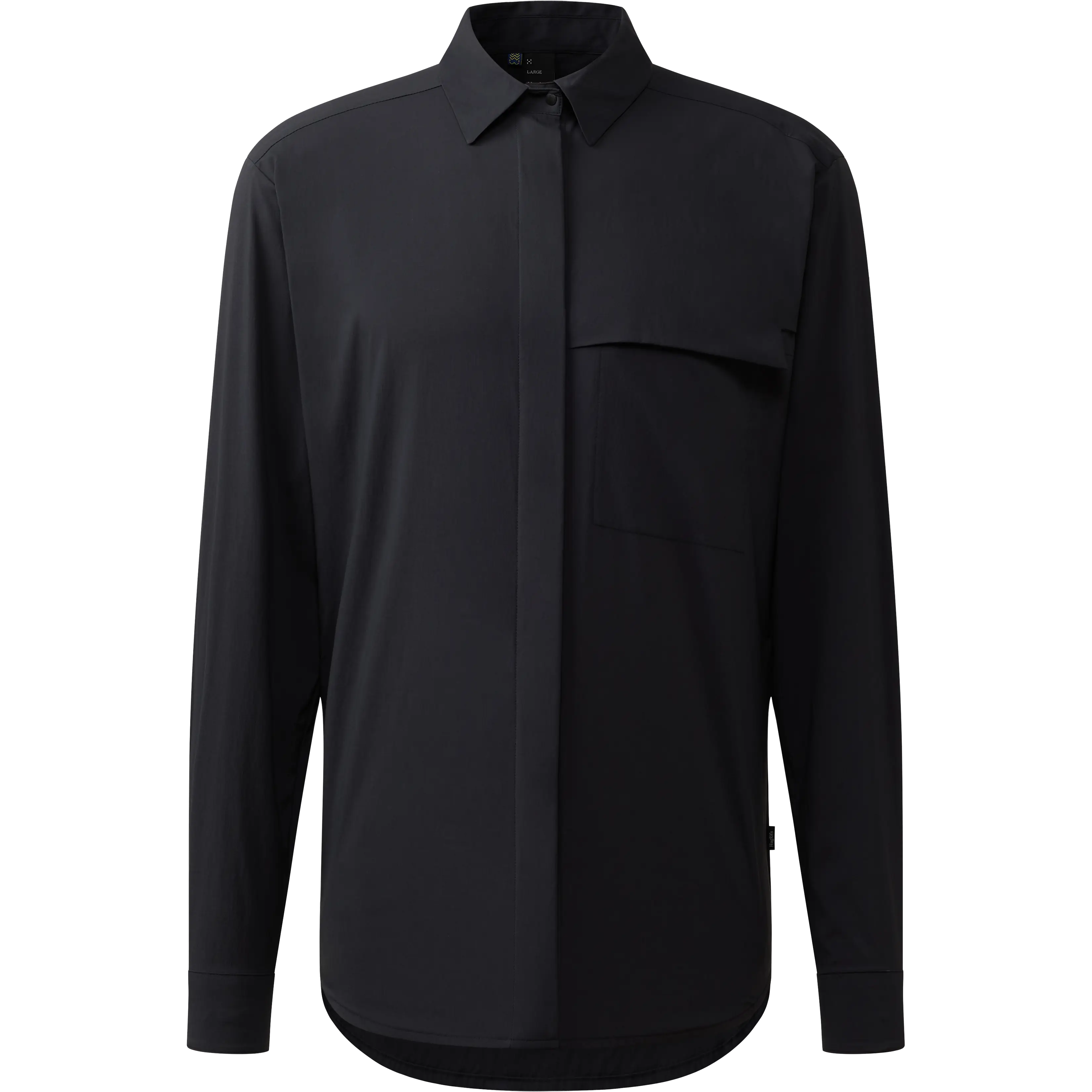 Haglöfs Salo Shirt II Men - True Black - M - Langærmet skjorter