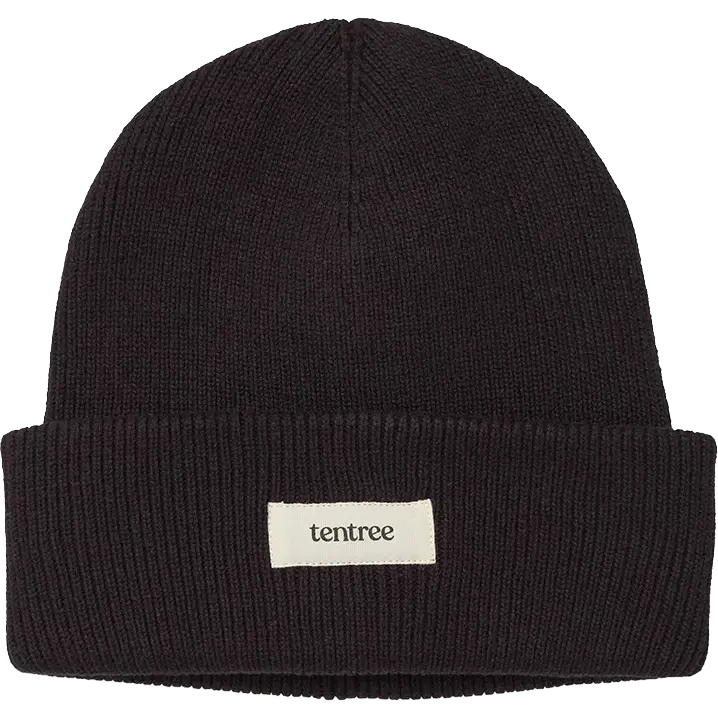 Tentree Cotton Patch Beanie hue - Meteorite Black - One size - Huer
