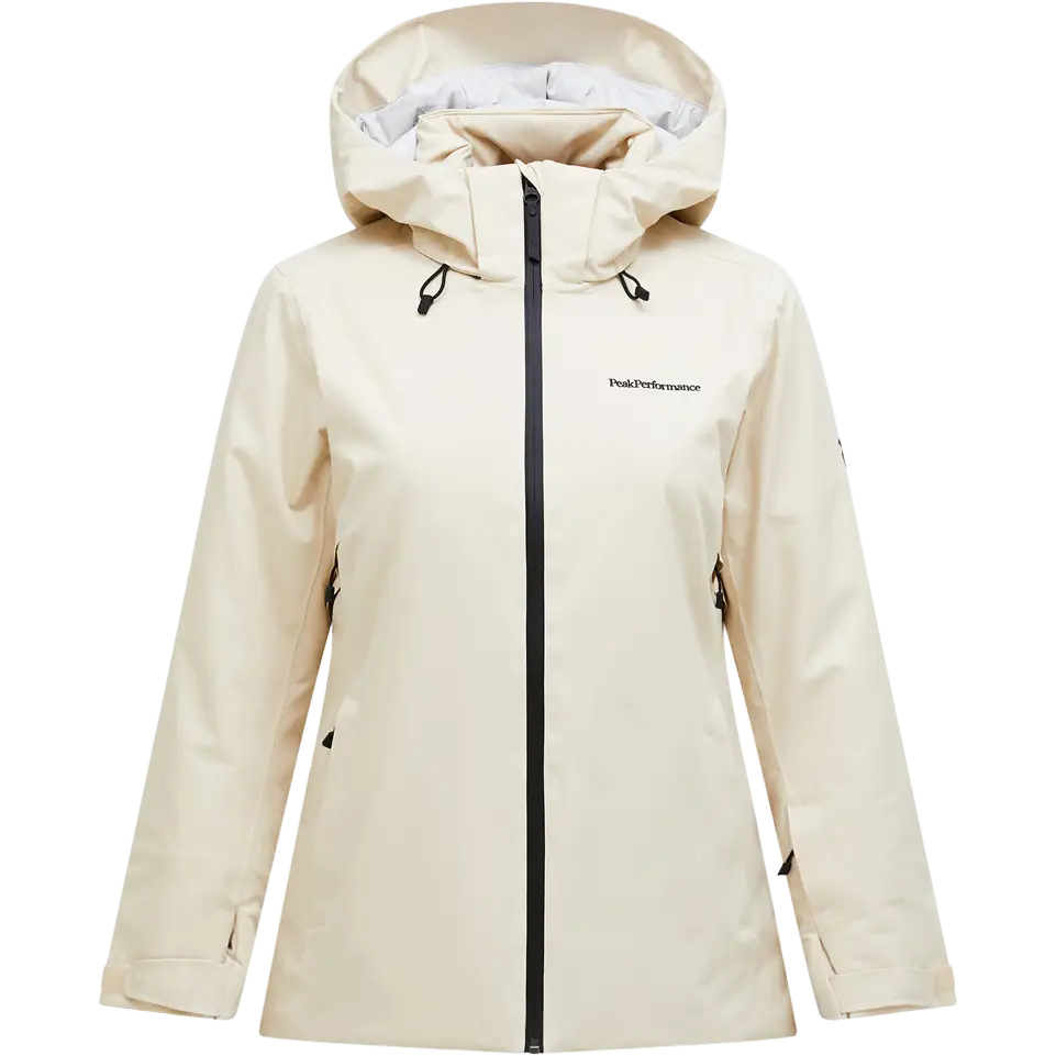 Peak Performance Anima Insulated Jacket Women - Sand Fog - XL - Vinterjakker