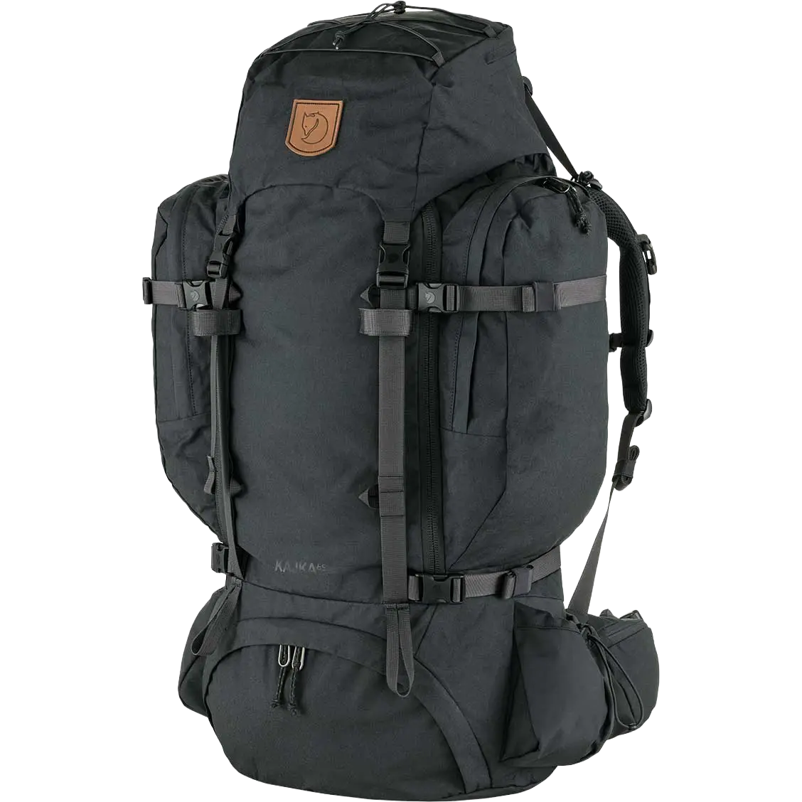 Fjällräven Kajka 65 rygsæk - Coal Black - S/M - Store rygsække