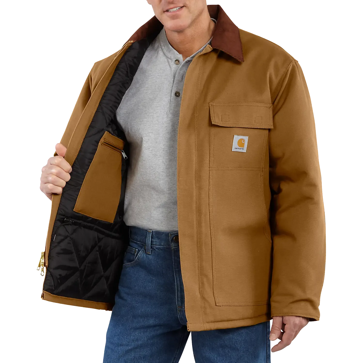 C003 Insulated Traditional Coat Men