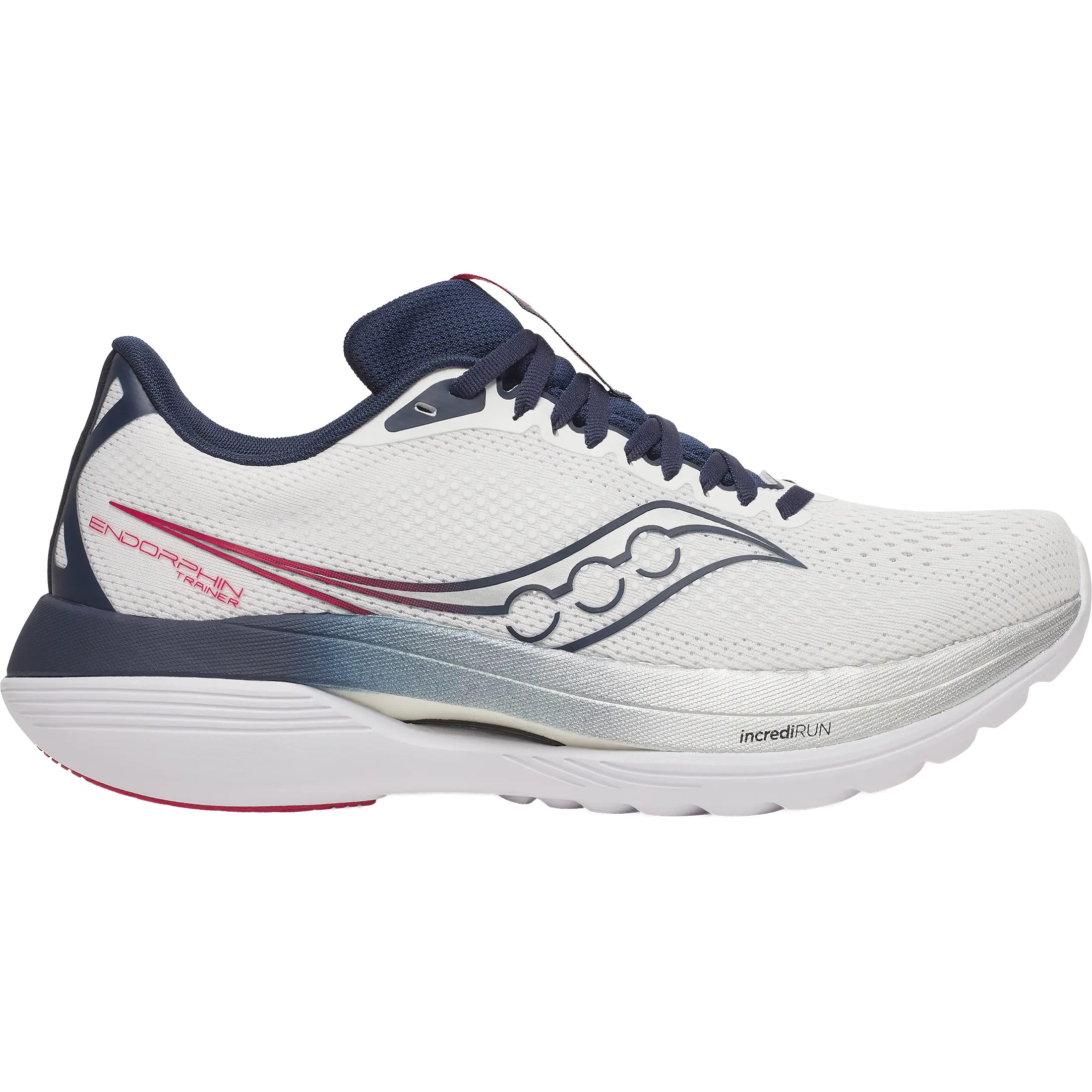 Saucony Endorphin Trainer Men - White/Navy - US10/UK9/44 - Konkurrence løbesko