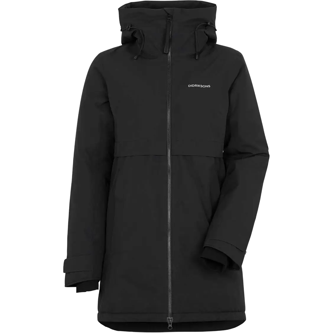 Didriksons Helle Parka 6 Women vinterjakke - Black - 38 - Vinterjakker