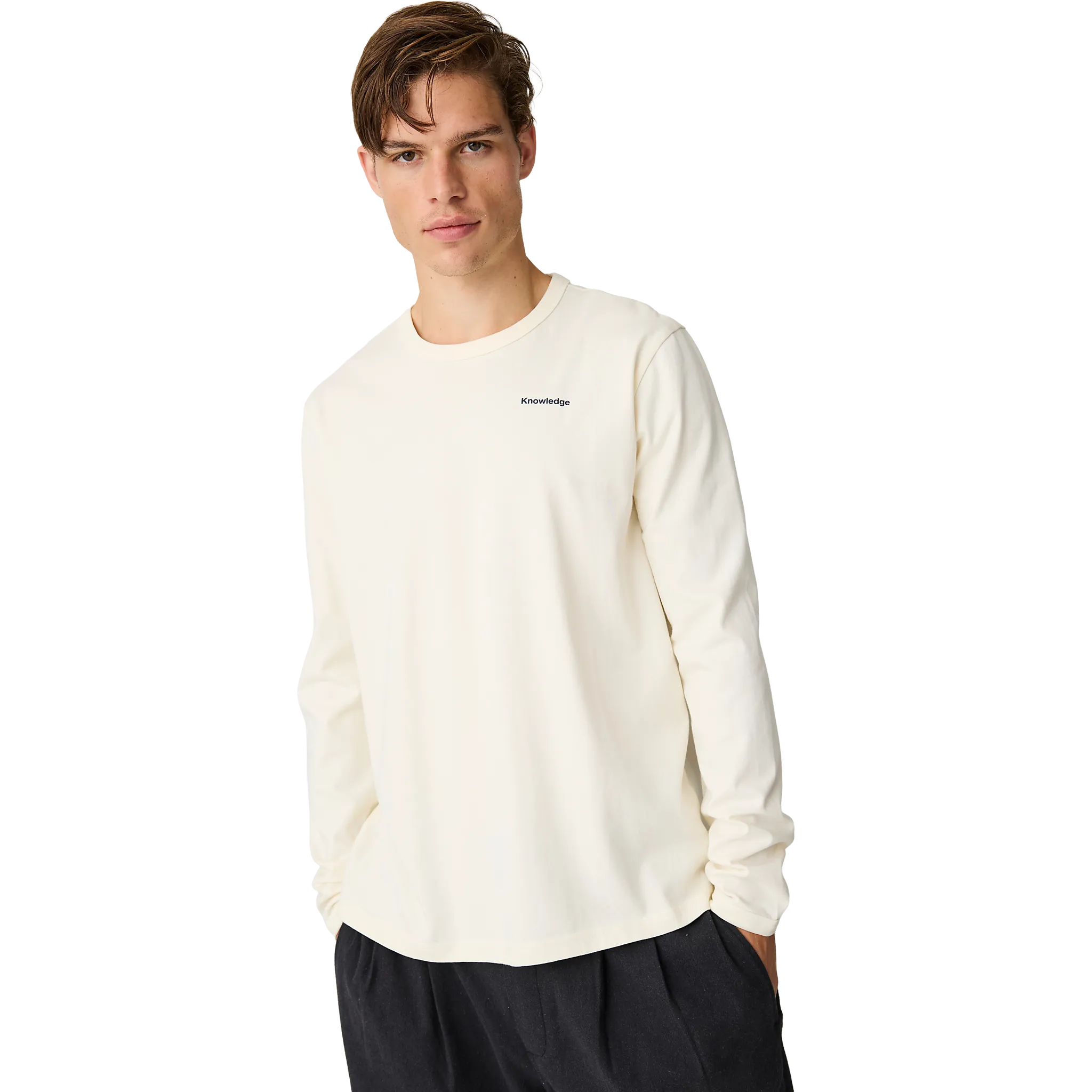 Back Print Long Sleeve T-shirt Men