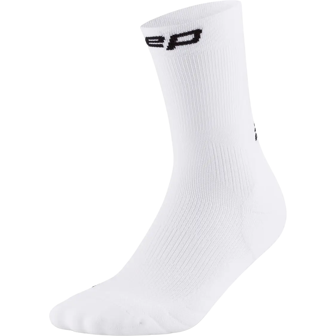 CEP Run Socks Mid Cut 5.0 Men - White - V 45-48 - Sportssokker
