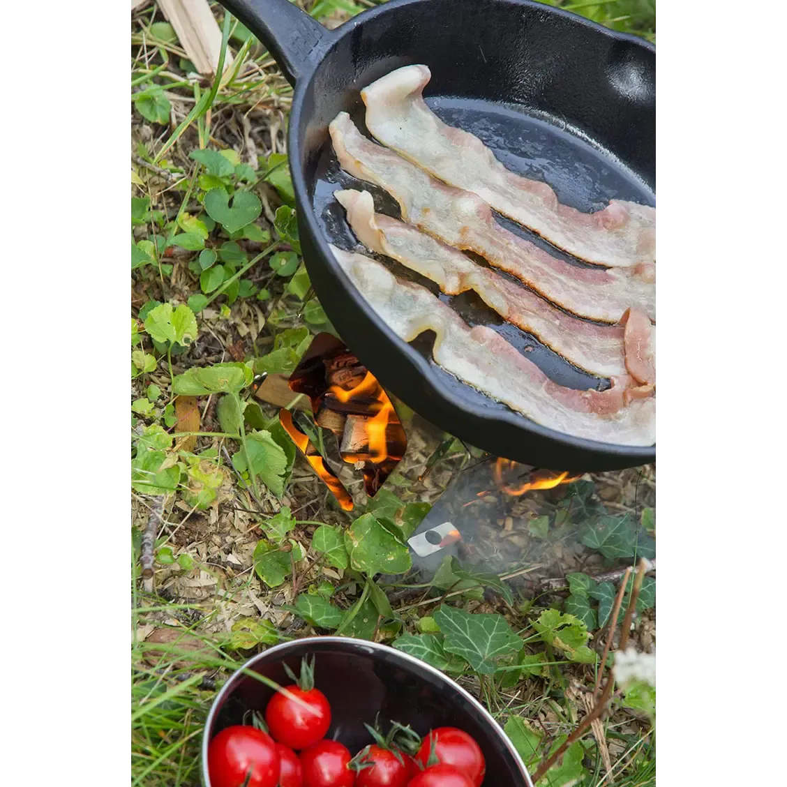 Fire Skillet fp25 with one pan handle bålpande