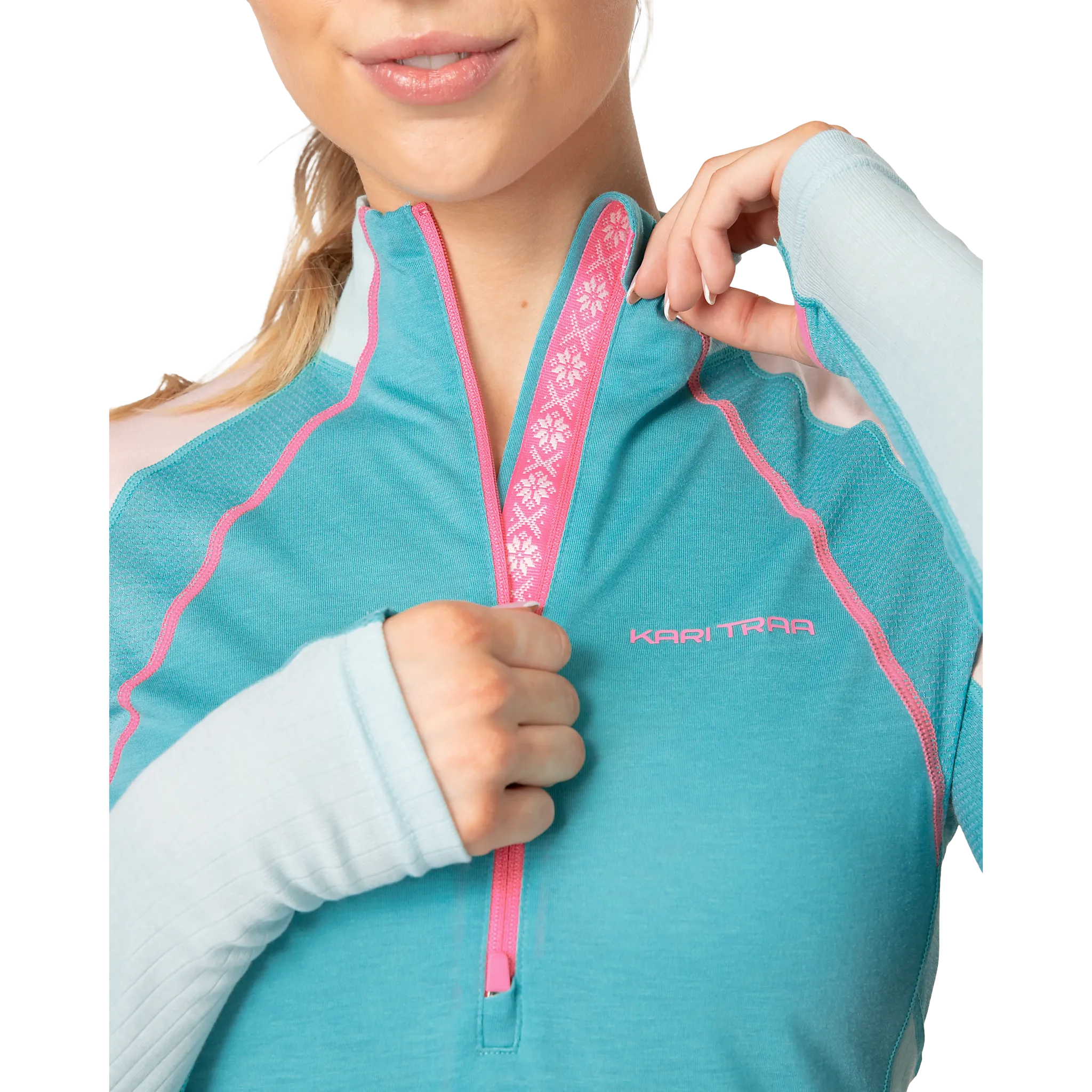Alma Merinoull Half Zip LS Shirt Women