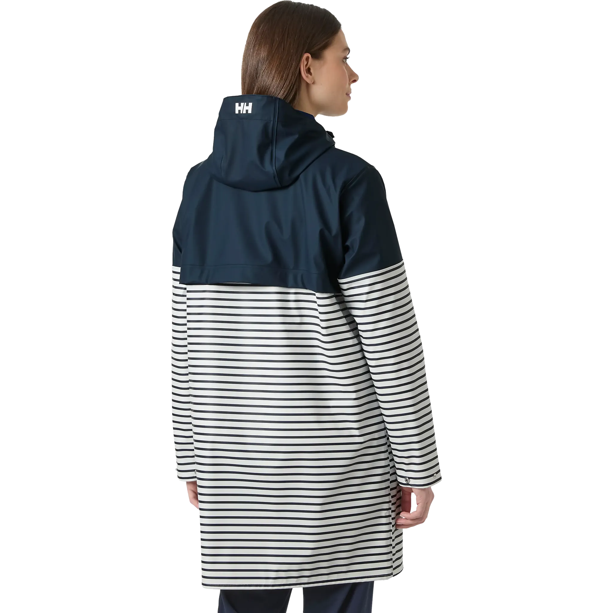 Moss Block PU Rain Coat Women