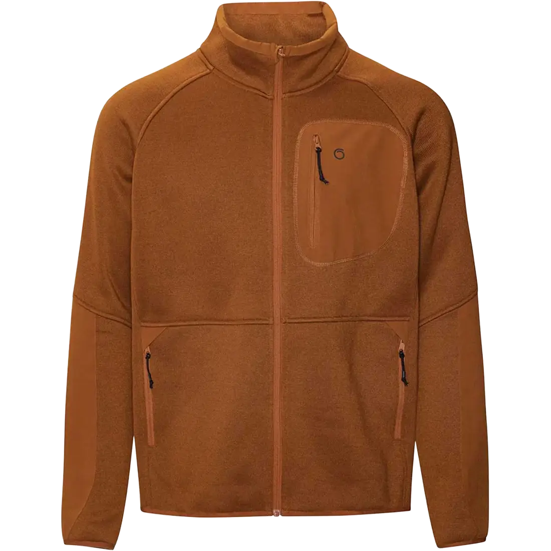 Superstainable Tjele Zip Sweat Men - Caramel Café - M - Fleecetrøjer