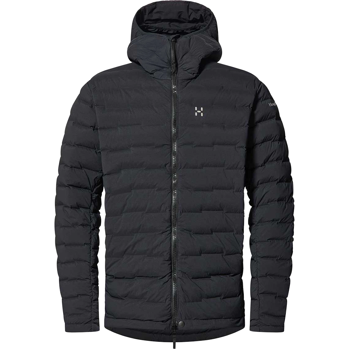 Haglöfs Spitz Down Hood Men dunjakke - True Black - XXL - Vinterjakker