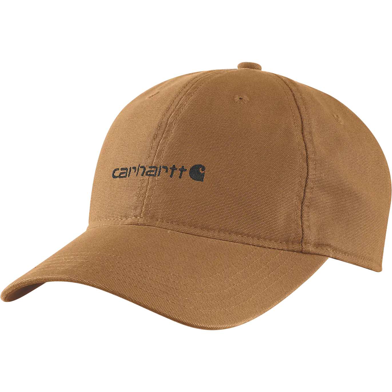 Carhartt Canvas Embroidered Graphic Cap - Carhartt Brown - One size - Kasket