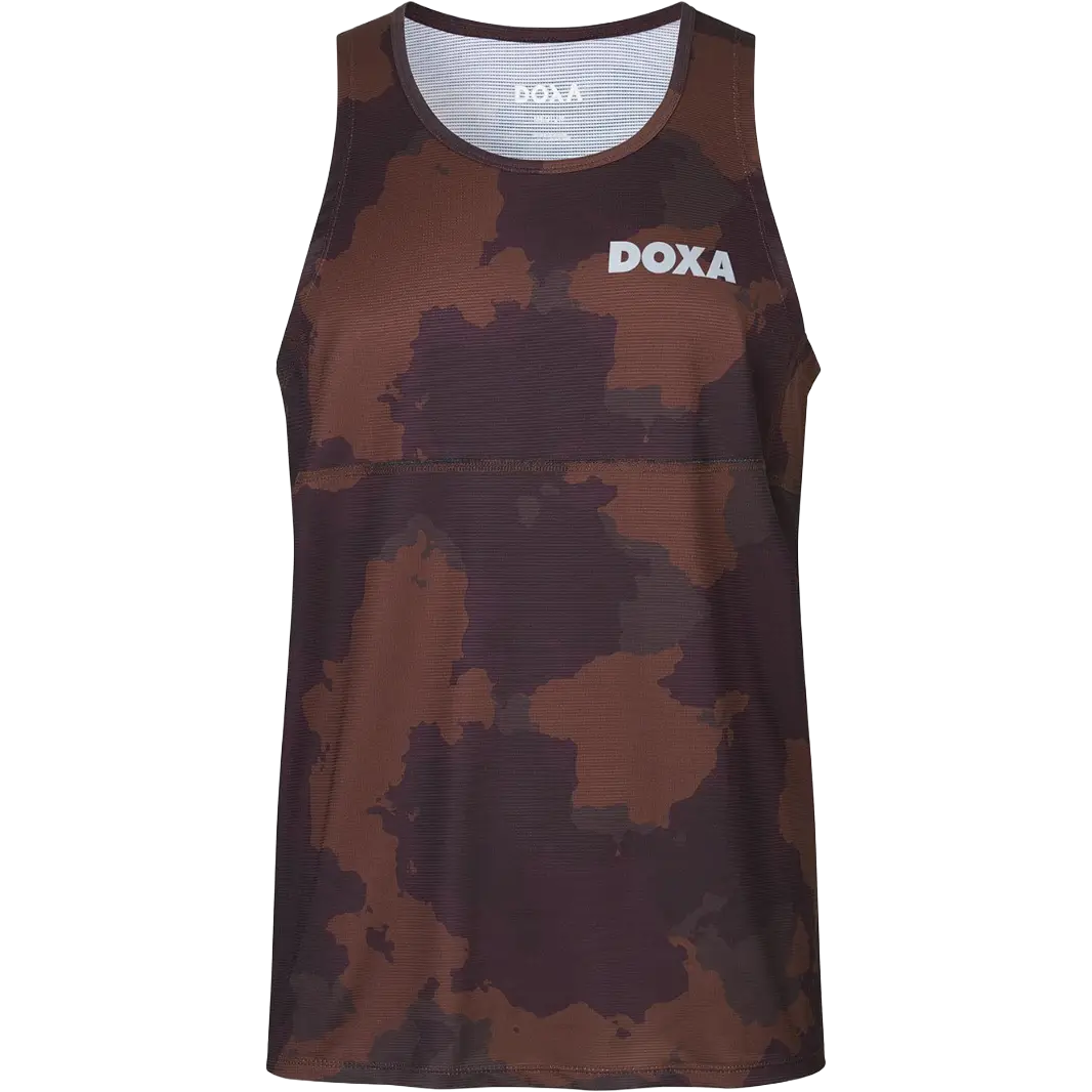 Doxa Simon Singlet Desert Men - Oxblood - XS - Løbetoppe