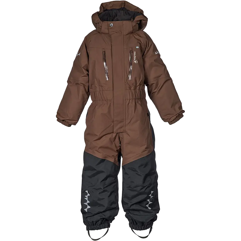 Isbjörn Penguin Snowsuit flyverdragt - Chocolate - 104 - Flyverdragter til børn