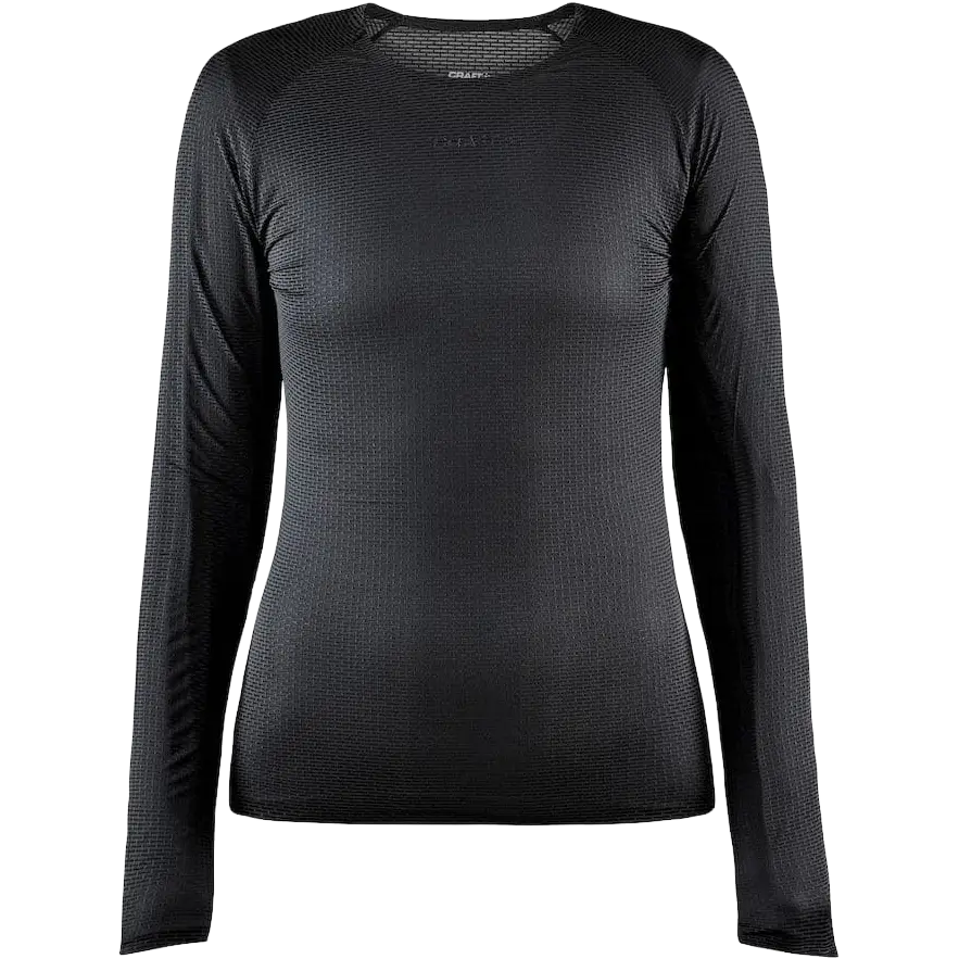 Craft Pro Dry Nanoweight LS T-Shirt Women - Sort - XXL - Løbetrøjer