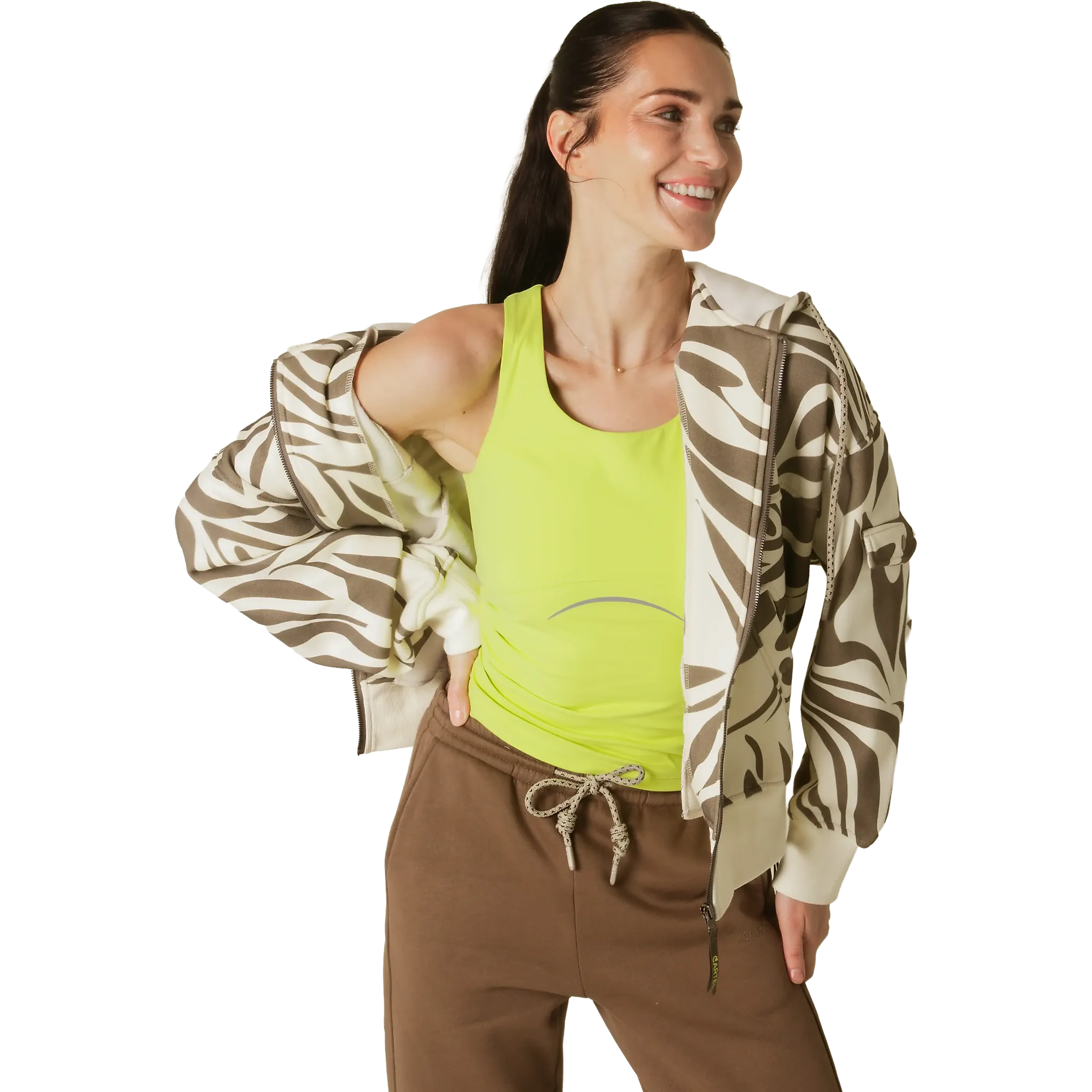 Roam Sweatshirt Zip Hooded Jacket Women