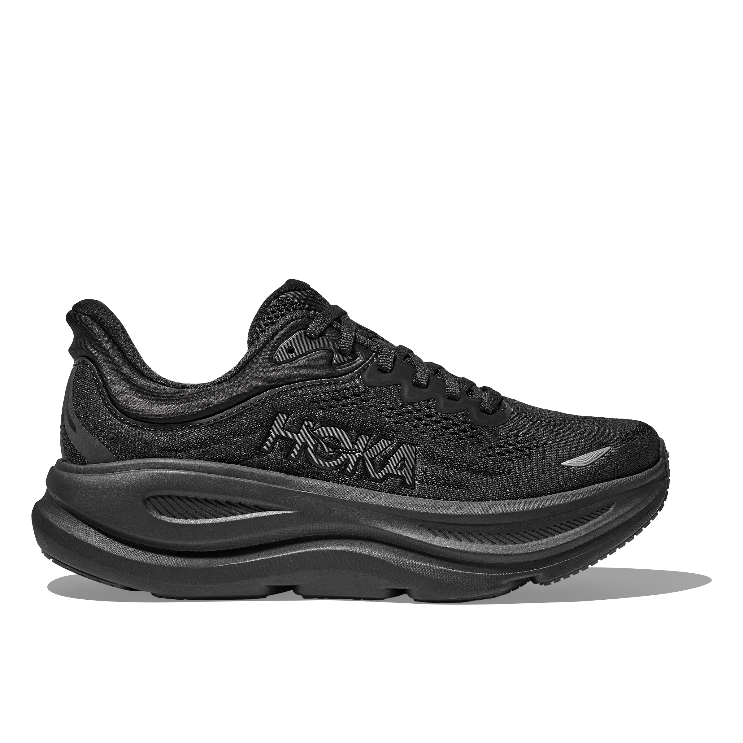 HOKA One One Bondi 9 Women - Black/Black - US6,5/UK5/38 - Mængdetræningssko