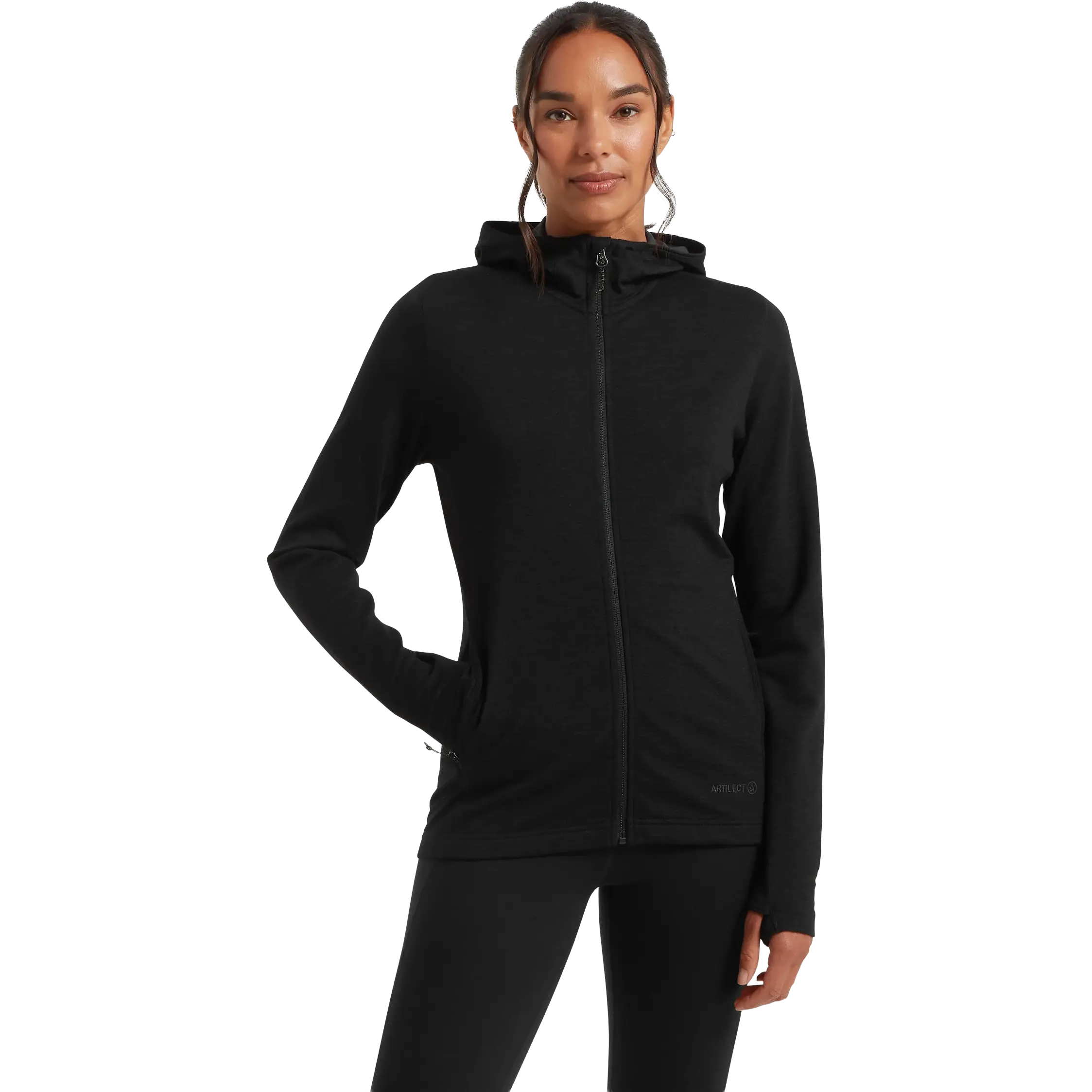 Artilect Bear Canyon Hoodie Women - Black - S - Uldtrøjer