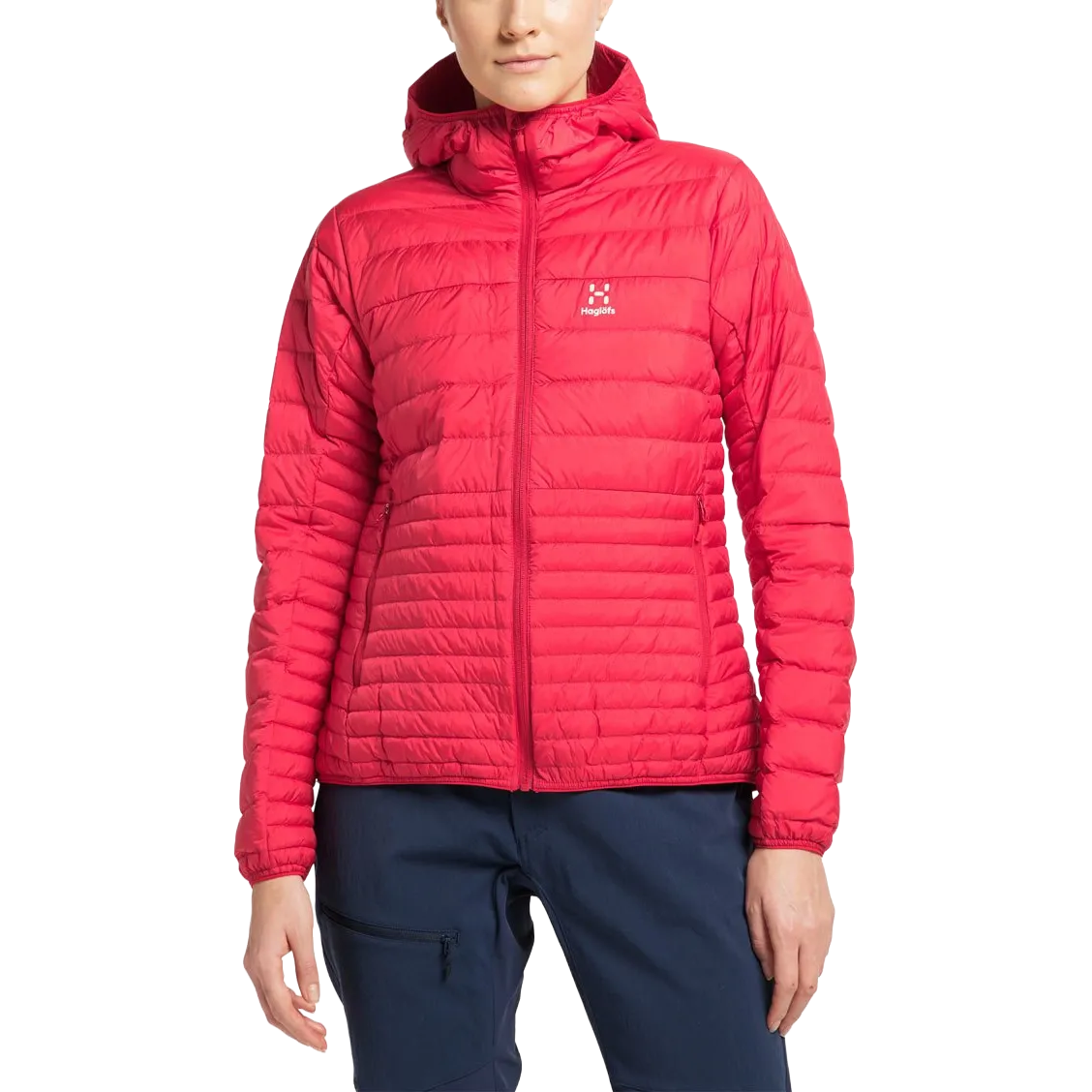 Micro Nordic Down Hood Women dunjakke