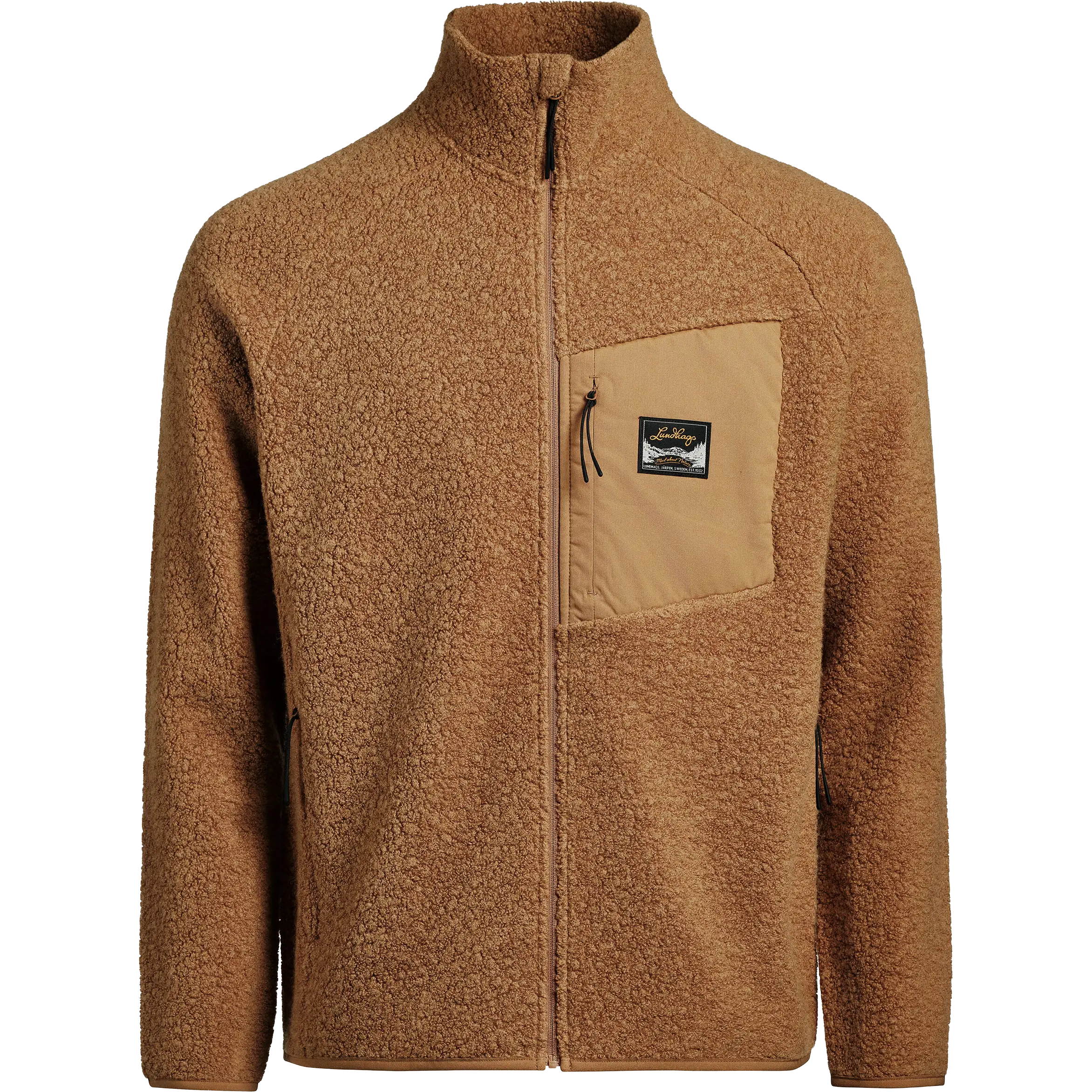 Lundhags Flok Wool Pile Women damefleece - Hazel - Fleecetrøjer