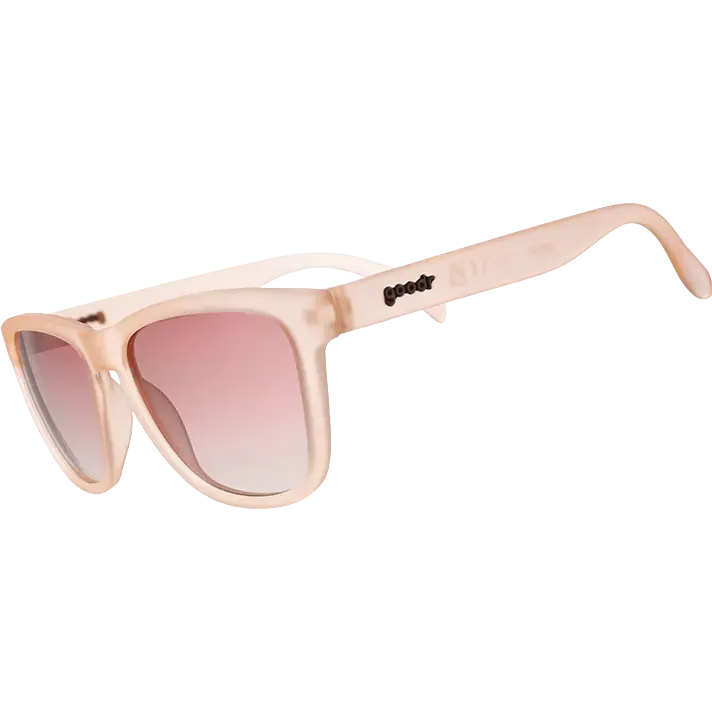 Goodr Don't Make Me Blush - Pink Translucent - One size - Solbriller