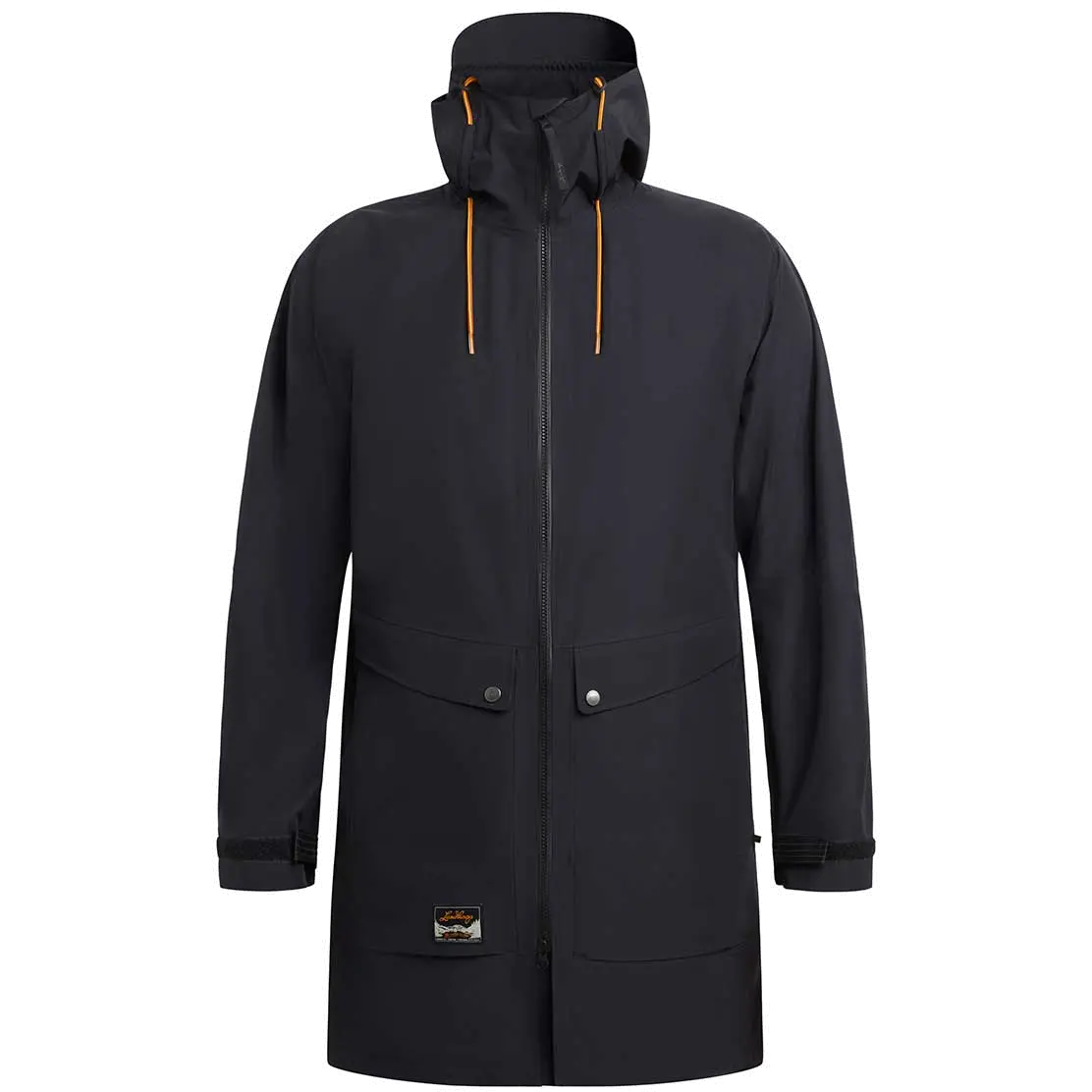 Lundhags Stockholm Waterproof Parka Men regnjakke - Black - XL - Regnjakker