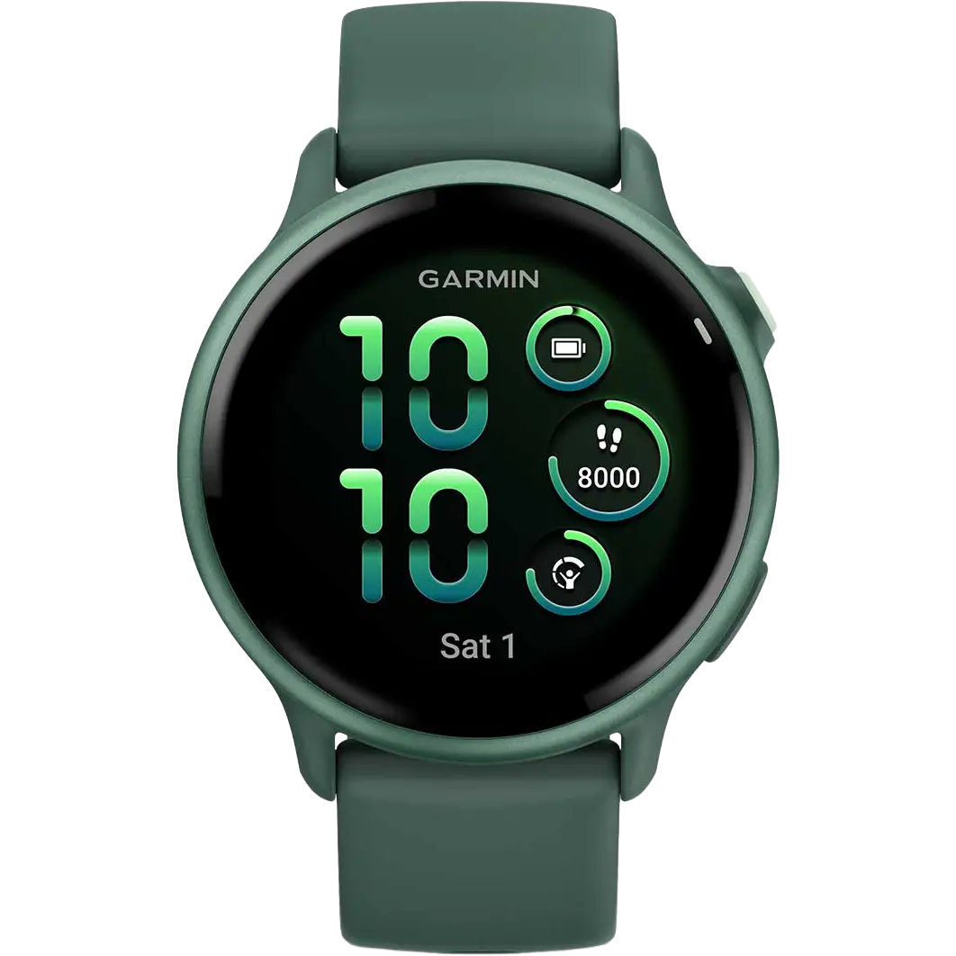 Garmin Vivoactive 6 GPS - Jasper Green/J. Green Metallic - One size - Løbeur