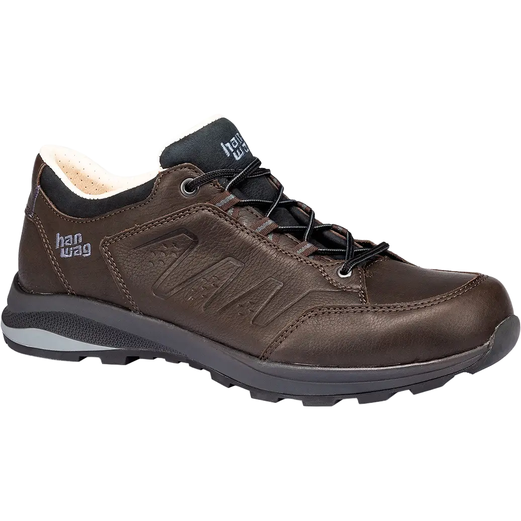 Hanwag Travi Low SF Extra Men vandresko - Chestnut/Black - UK 11/46