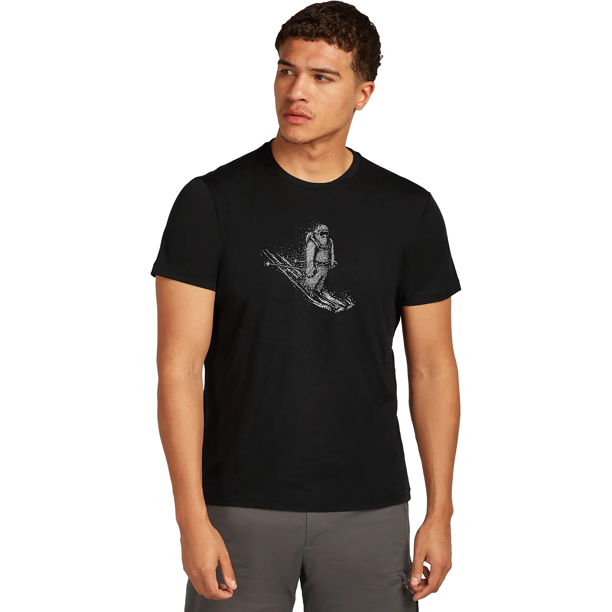 Tech Lite SS Skiing Yeti Tee Men