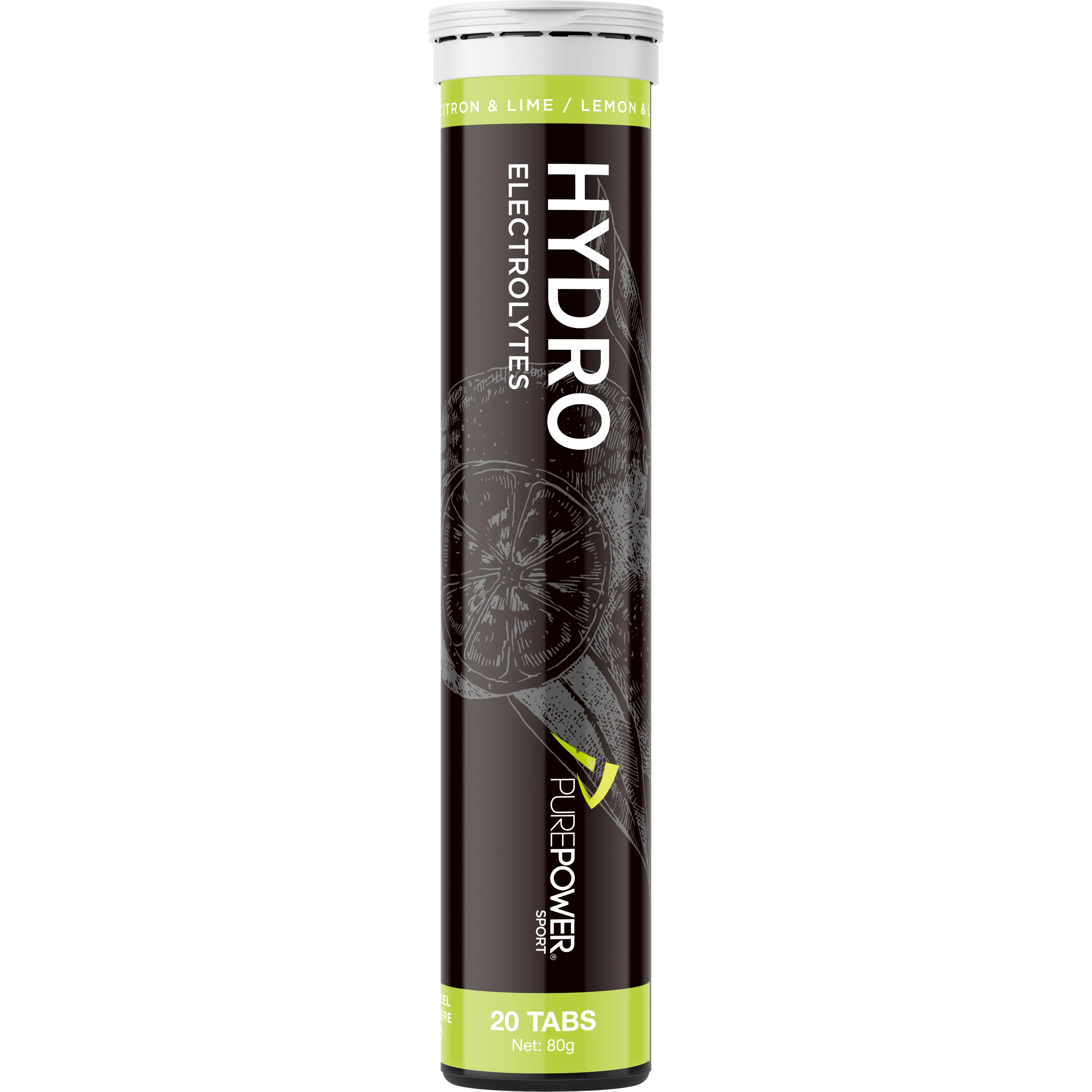 PurePower Hydro Lemon & Lime - One size - Mad og drikke